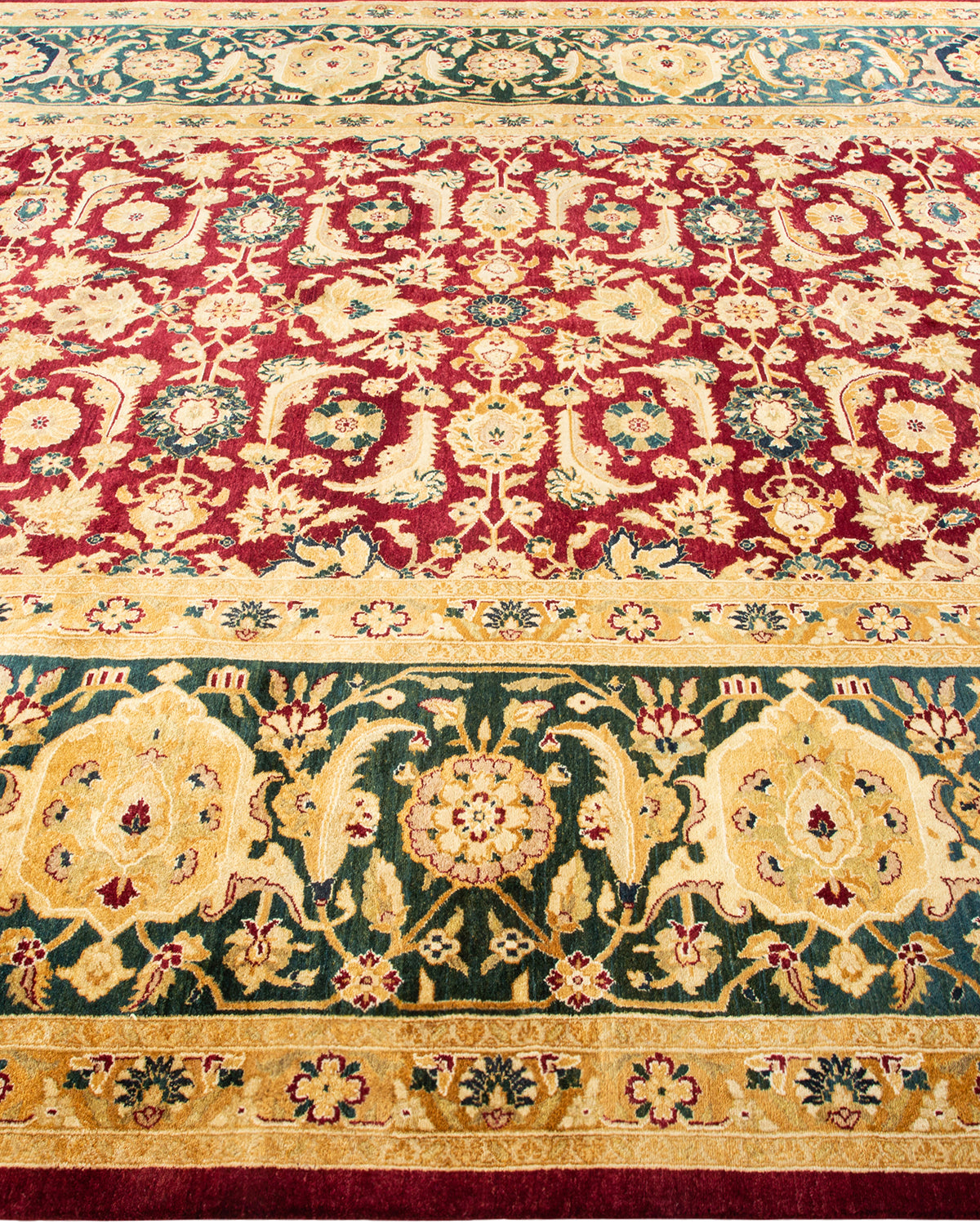 Mogul, One-of-a-Kind Hand-Knotted Area Rug - Red, 8' 2" x 10' 2"