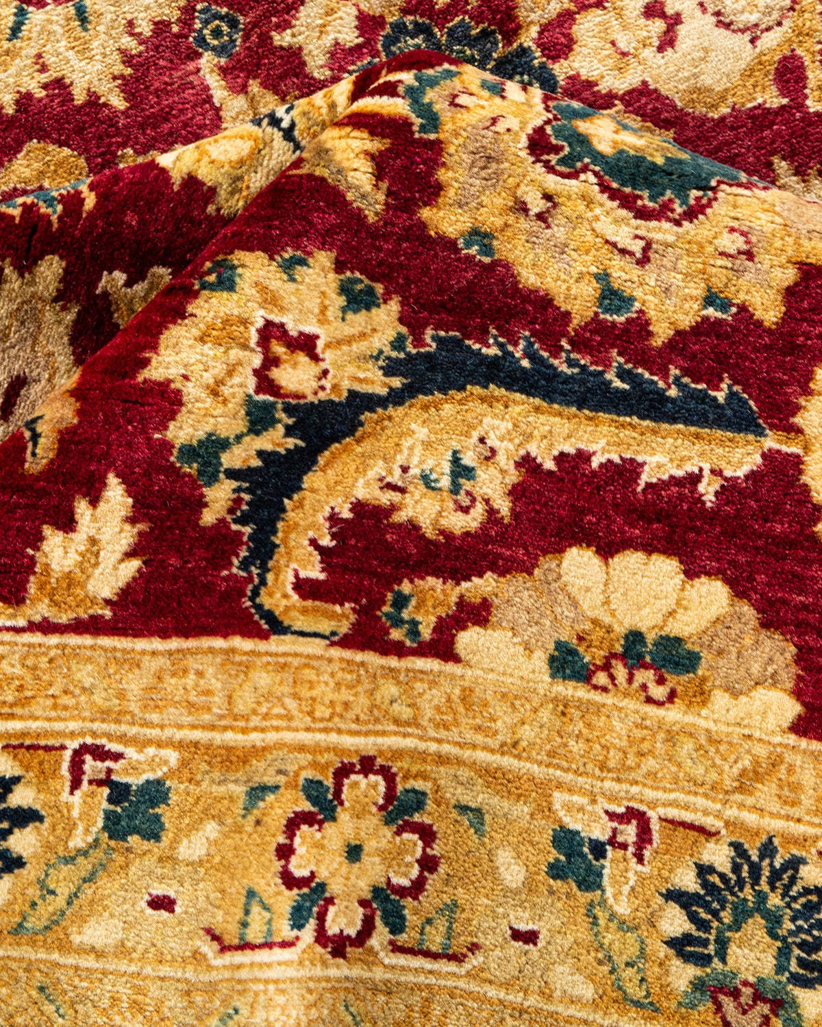 Mogul, One-of-a-Kind Hand-Knotted Area Rug - Red, 8' 2" x 10' 2"