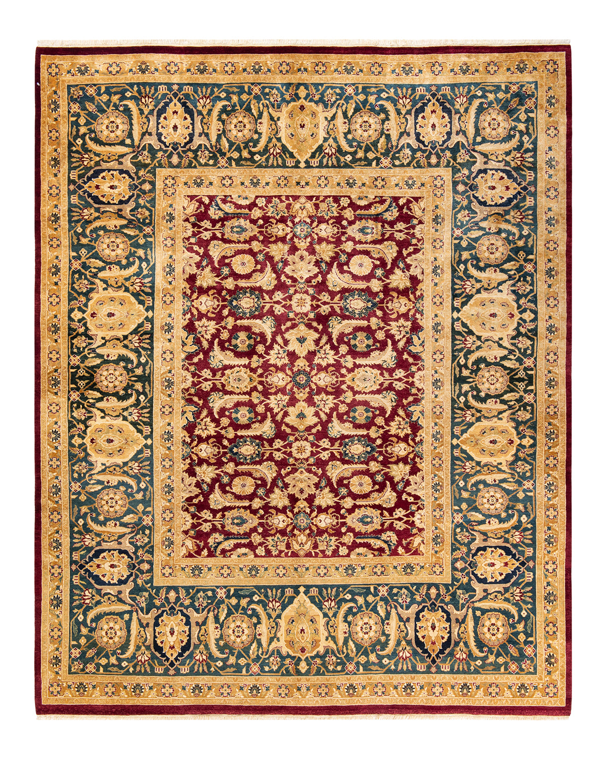 Mogul, One-of-a-Kind Hand-Knotted Area Rug - Red, 8' 2" x 10' 2"