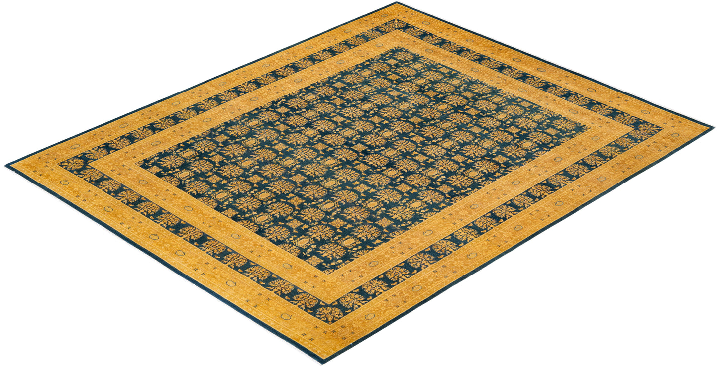 Mogul, One-of-a-Kind Hand-Knotted Area Rug - Green, 8' 2" x 10' 2"