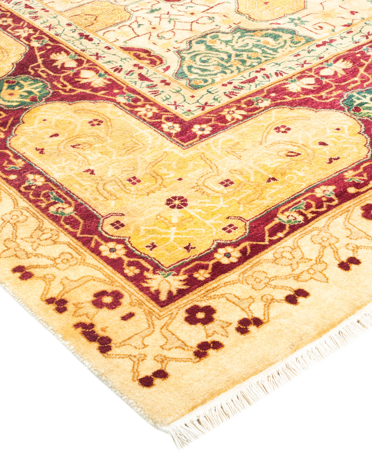 Mogul, One-of-a-Kind Hand-Knotted Area Rug - Ivory, 8' 2" x 10' 3"