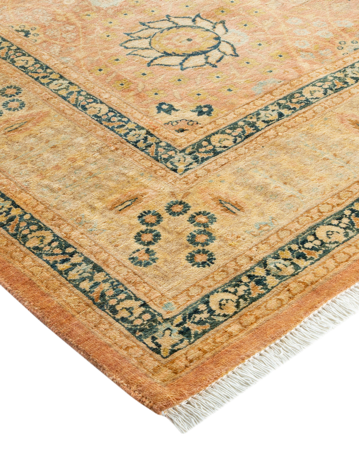 Mogul, One-of-a-Kind Hand-Knotted Area Rug - Beige, 6' 1" x 9' 5"