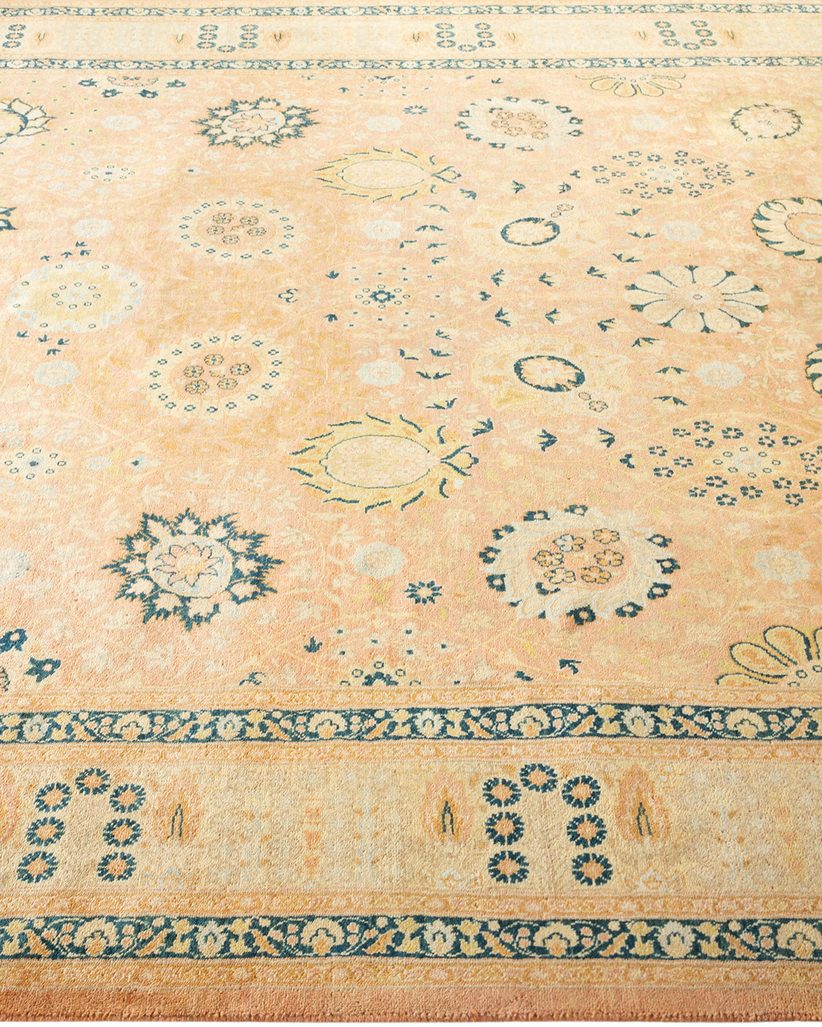 Mogul, One-of-a-Kind Hand-Knotted Area Rug - Beige, 6' 1" x 9' 5"