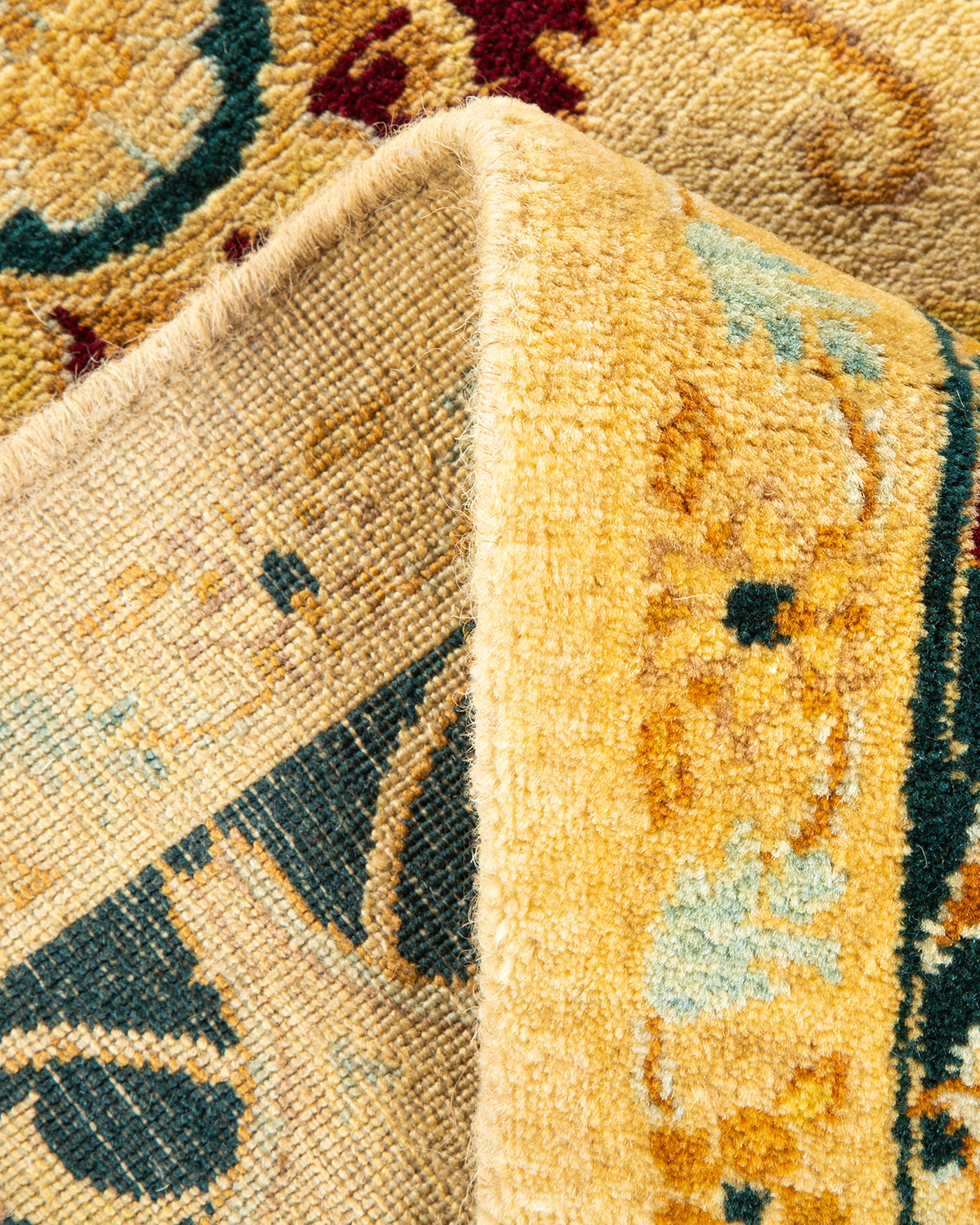 Mogul, One-of-a-Kind Hand-Knotted Area Rug - Ivory, 6' 1" x 9' 3"