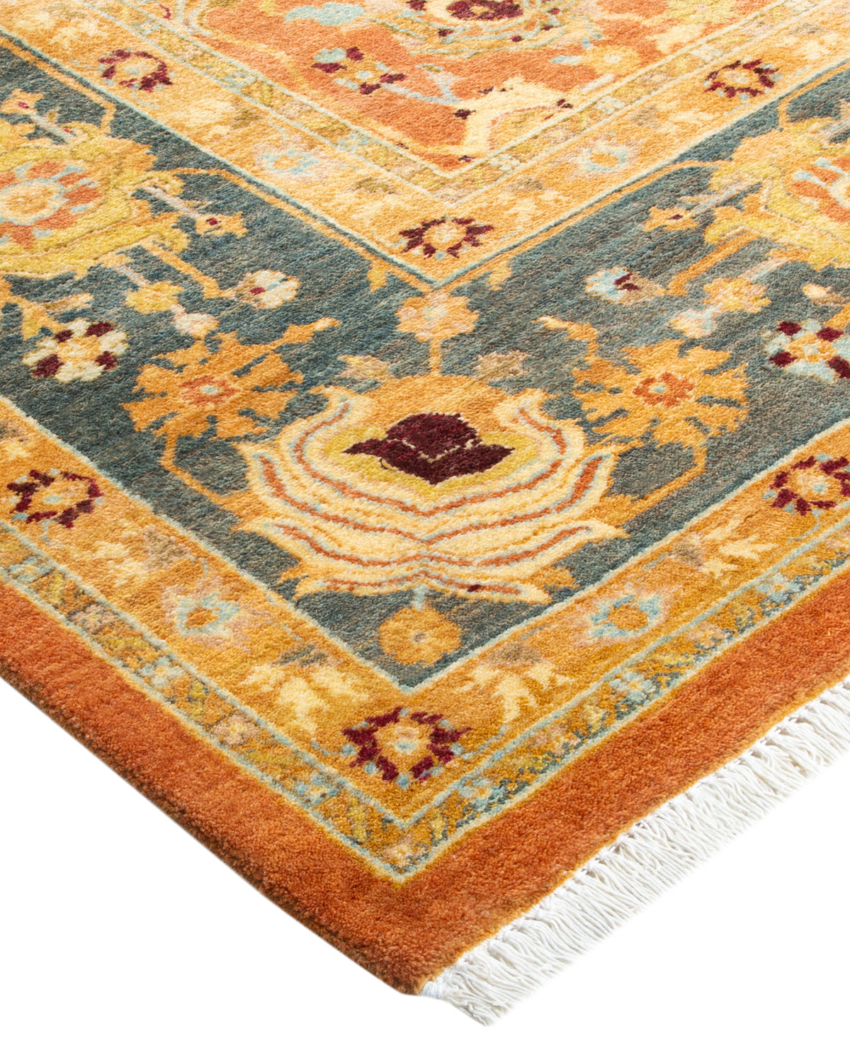 Mogul, One-of-a-Kind Hand-Knotted Area Rug - Brown, 6' 2" x 9' 2"