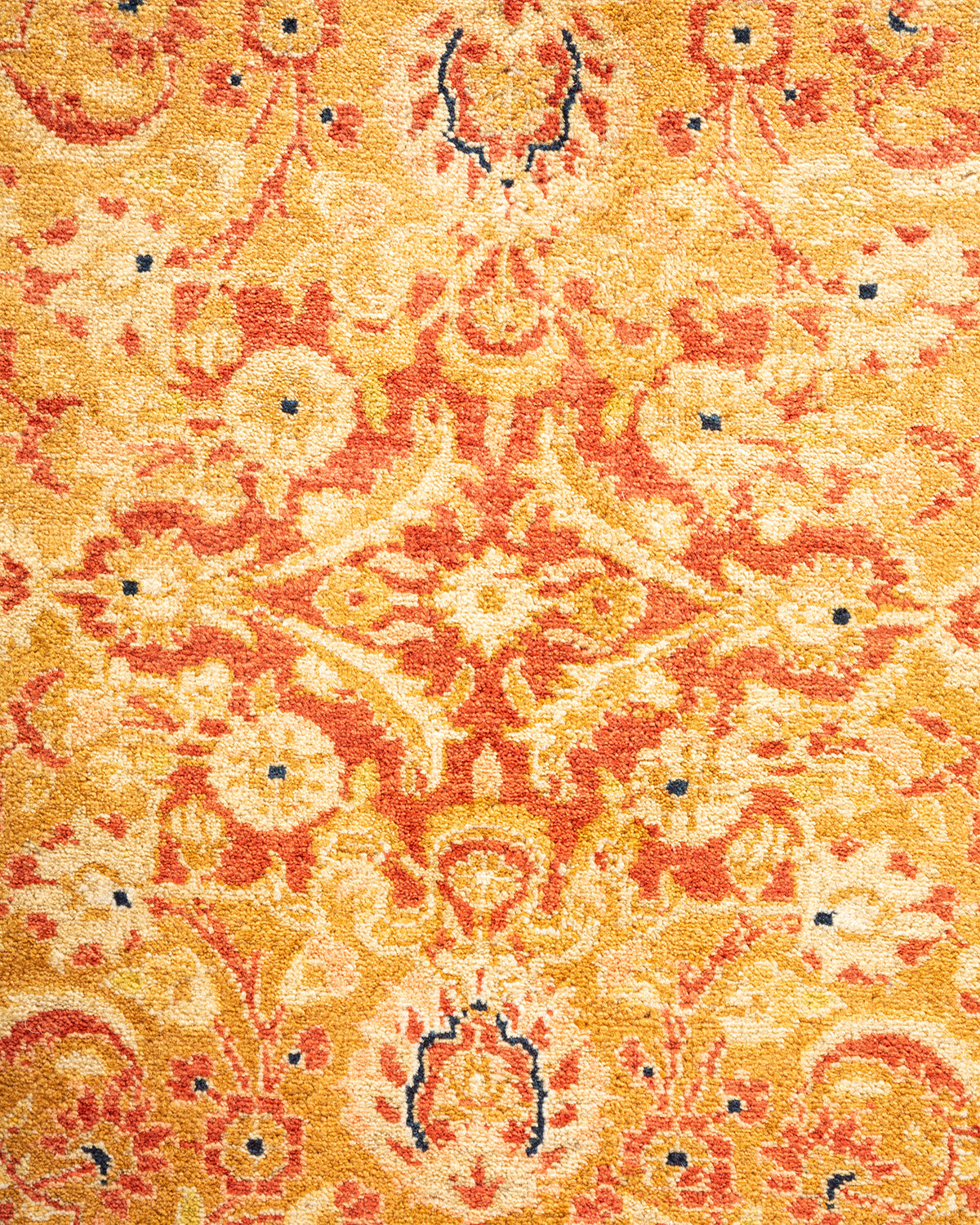 Mogul, One-of-a-Kind Hand-Knotted Area Rug - Orange, 6' 2" x 9' 4"