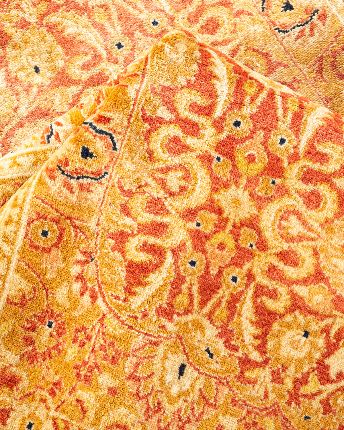 Mogul, One-of-a-Kind Hand-Knotted Area Rug - Orange, 6' 2" x 9' 4"