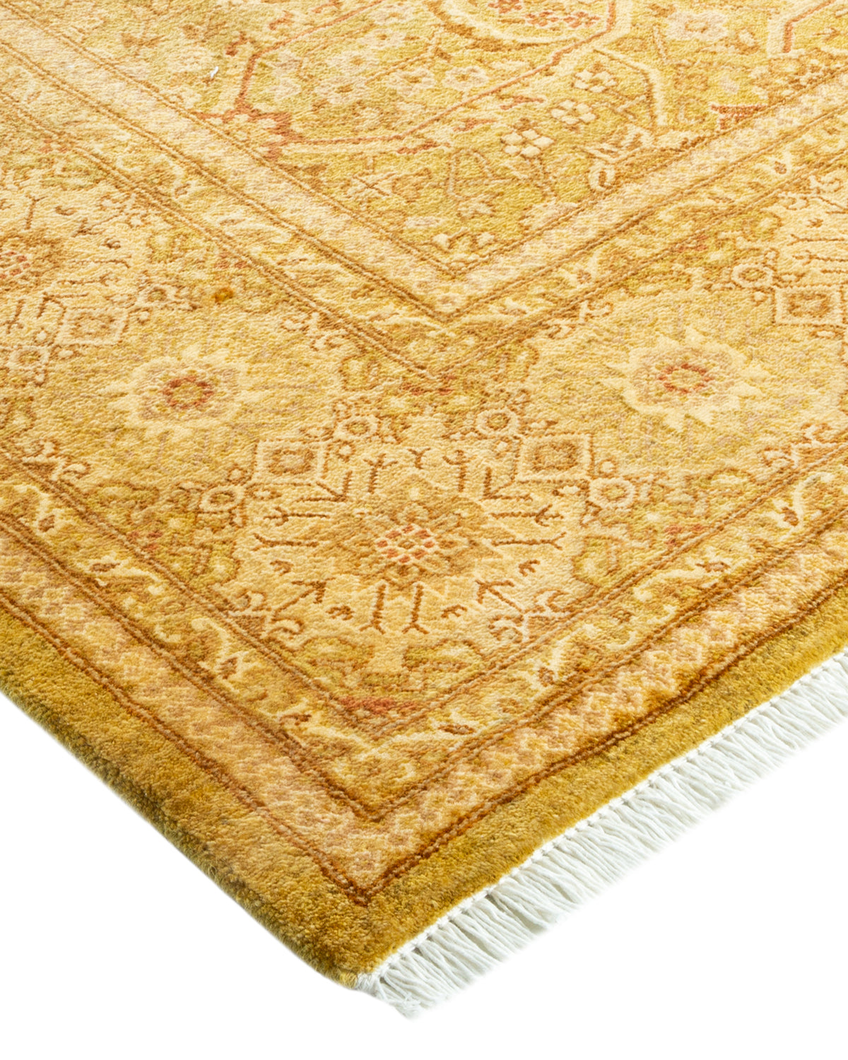 Mogul, One-of-a-Kind Hand-Knotted Area Rug - Green, 6' 2" x 8' 3"