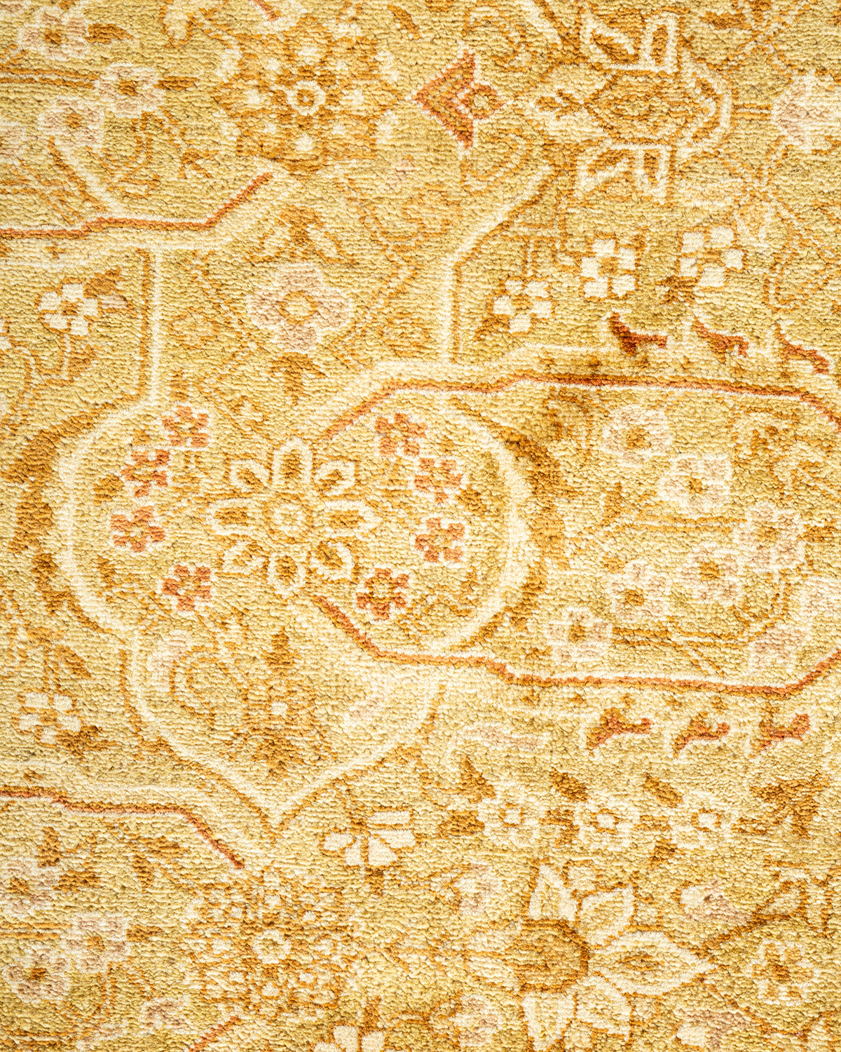 Mogul, One-of-a-Kind Hand-Knotted Area Rug - Green, 6' 2" x 8' 3"
