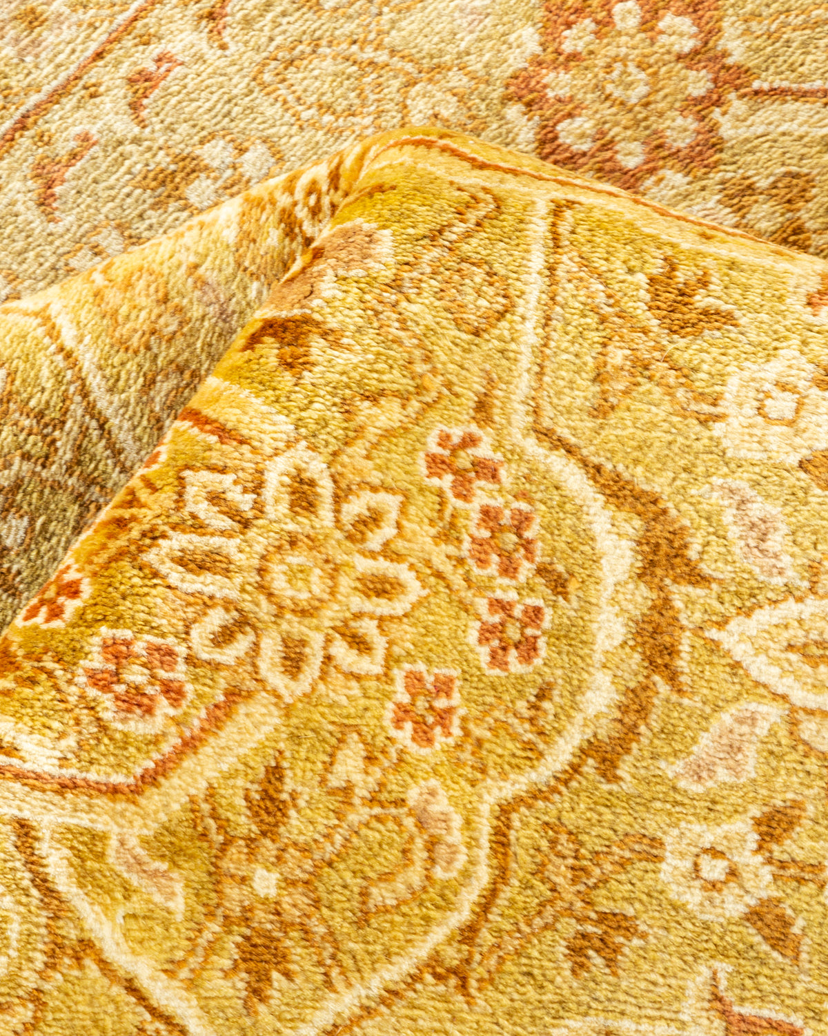 Mogul, One-of-a-Kind Hand-Knotted Area Rug - Green, 6' 2" x 8' 3"