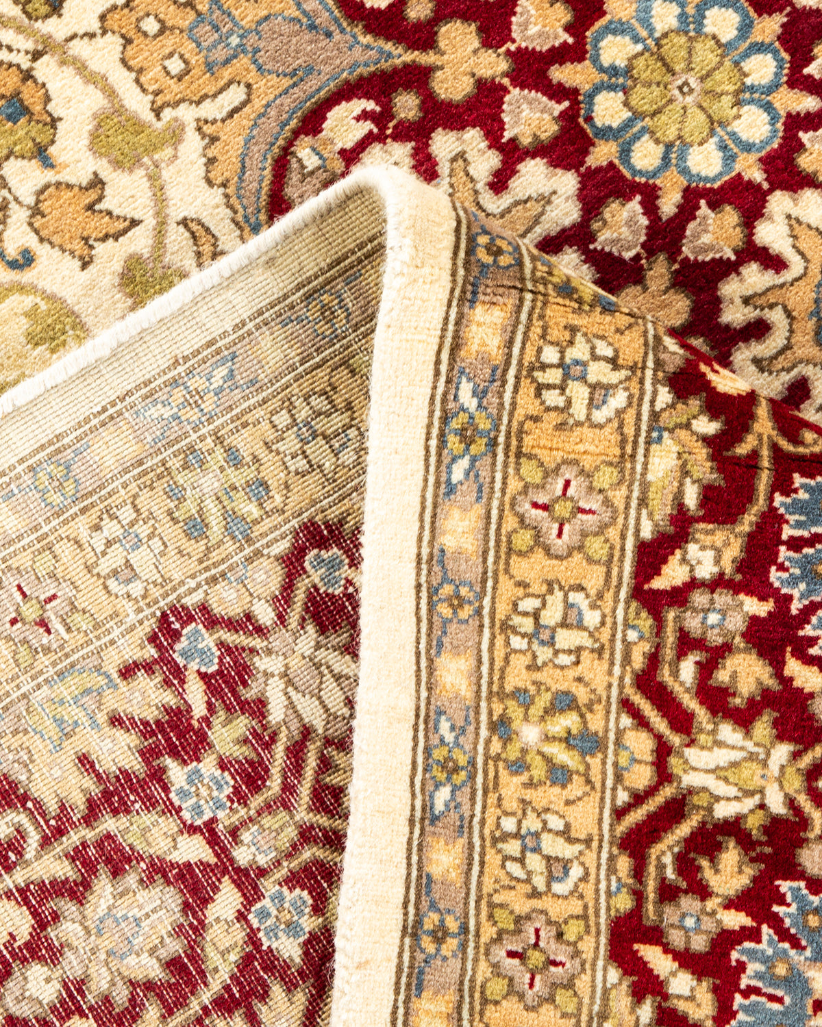 Mogul, One-of-a-Kind Hand-Knotted Area Rug - Ivory, 6' 2" x 8' 10"