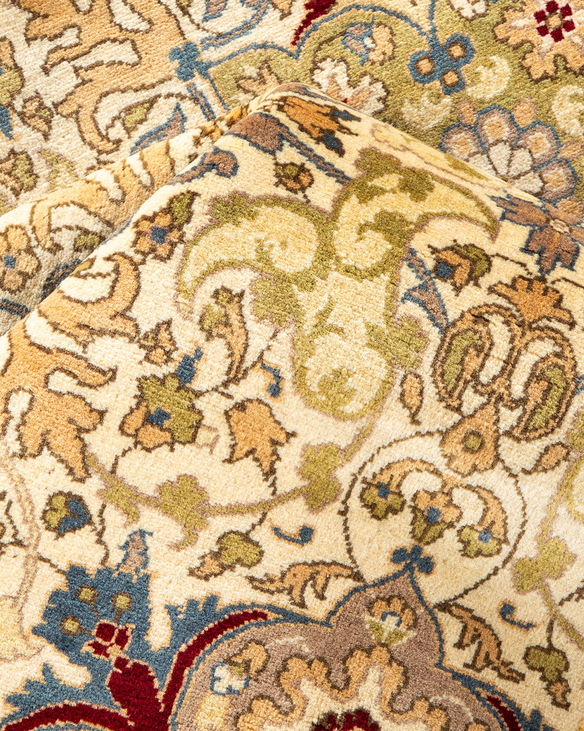 Mogul, One-of-a-Kind Hand-Knotted Area Rug - Ivory, 6' 2" x 8' 10"