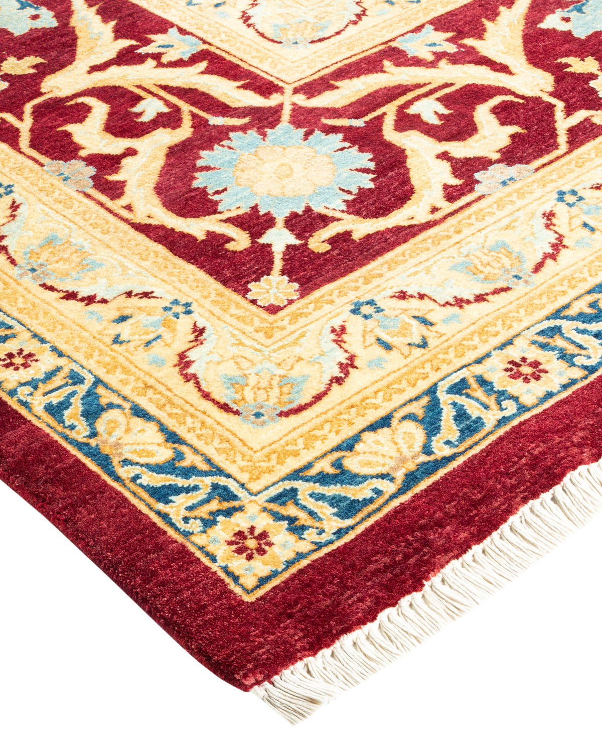Mogul, One-of-a-Kind Hand-Knotted Area Rug - Red, 9' 2" x 12' 1"