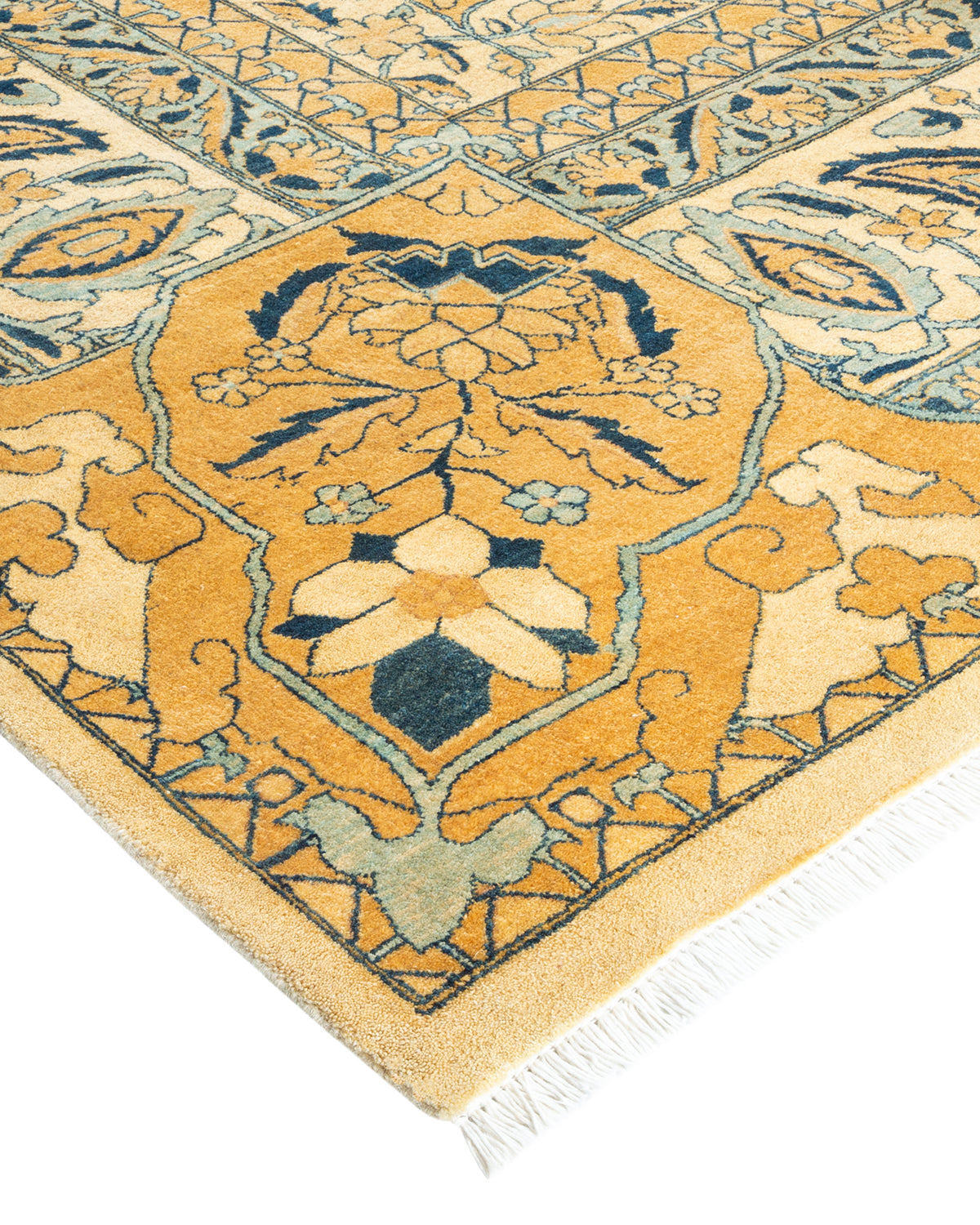 Mogul, One-of-a-Kind Hand-Knotted Area Rug - Ivory, 9' 2" x 12' 3"