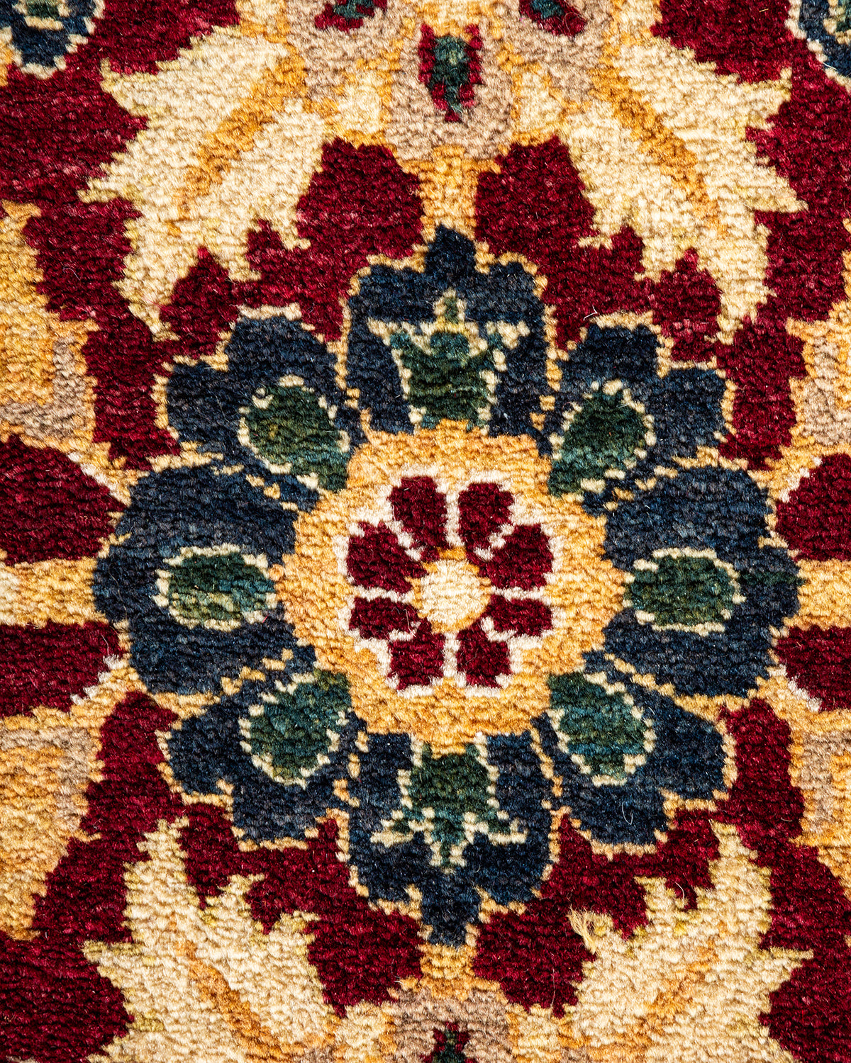 Mogul, One-of-a-Kind Hand-Knotted Area Rug - Red, 9' 2" x 12' 6"