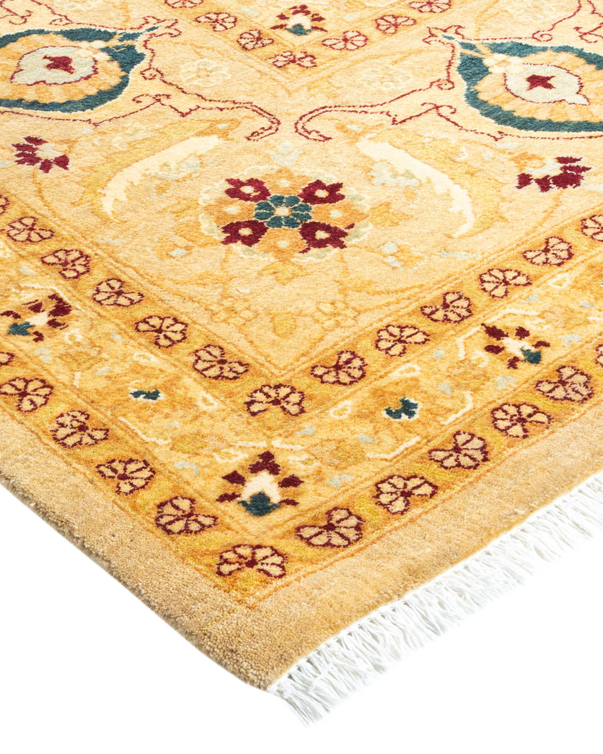 Mogul, One-of-a-Kind Hand-Knotted Area Rug - Ivory, 9' 1" x 11' 9"
