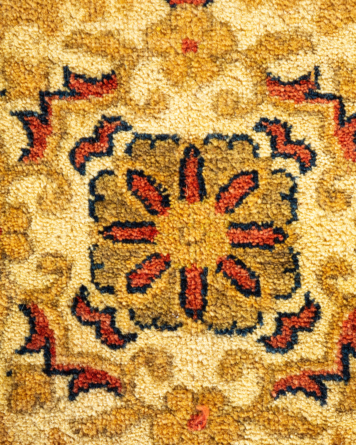 Mogul, One-of-a-Kind Hand-Knotted Area Rug - Orange, 8' 4" x 10' 1"