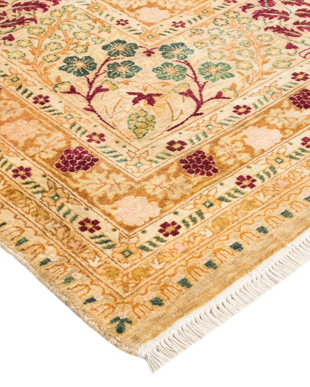 Mogul, One-of-a-Kind Hand-Knotted Area Rug - Ivory, 7' 10" x 10' 8"