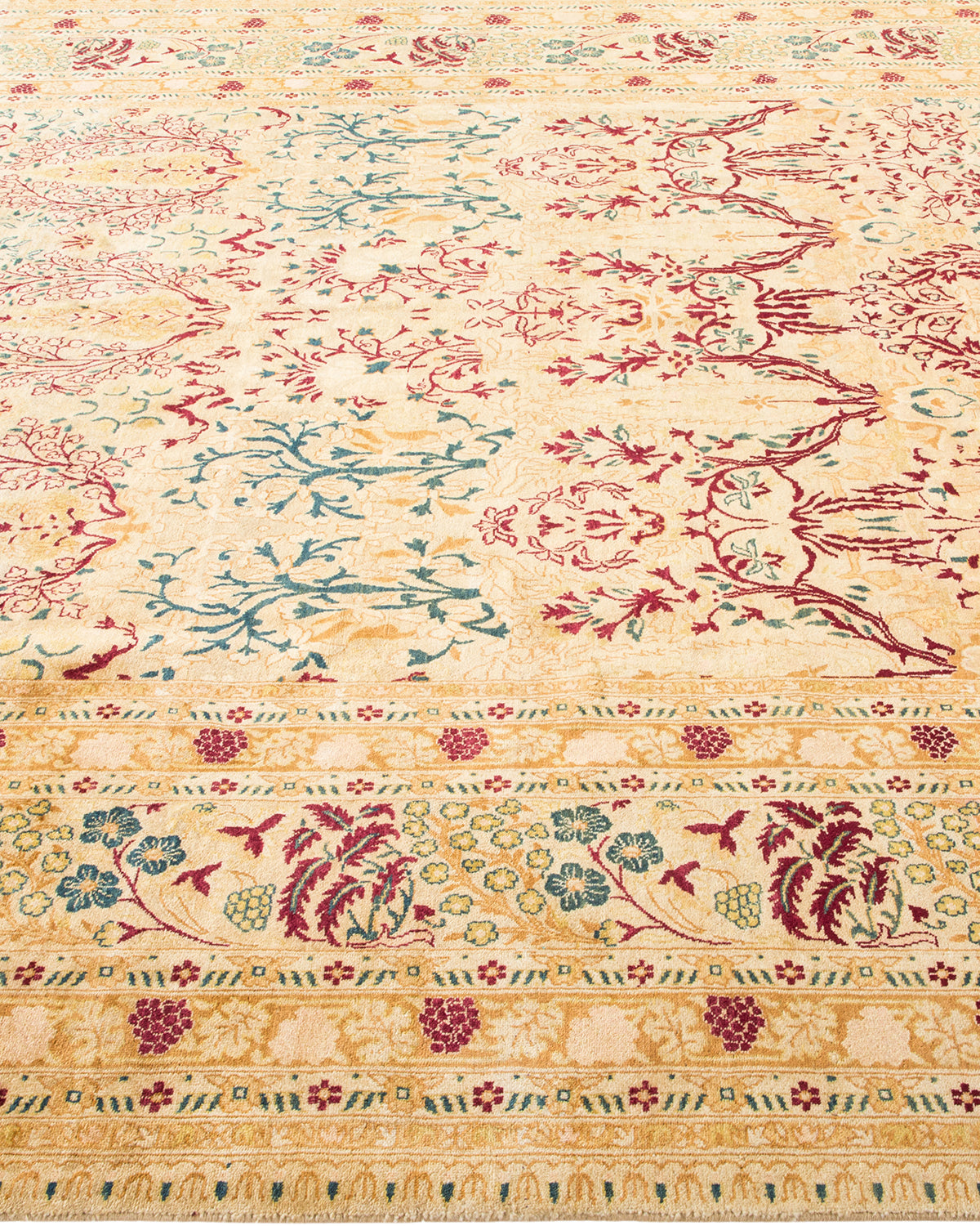 Mogul, One-of-a-Kind Hand-Knotted Area Rug - Ivory, 7' 10" x 10' 8"