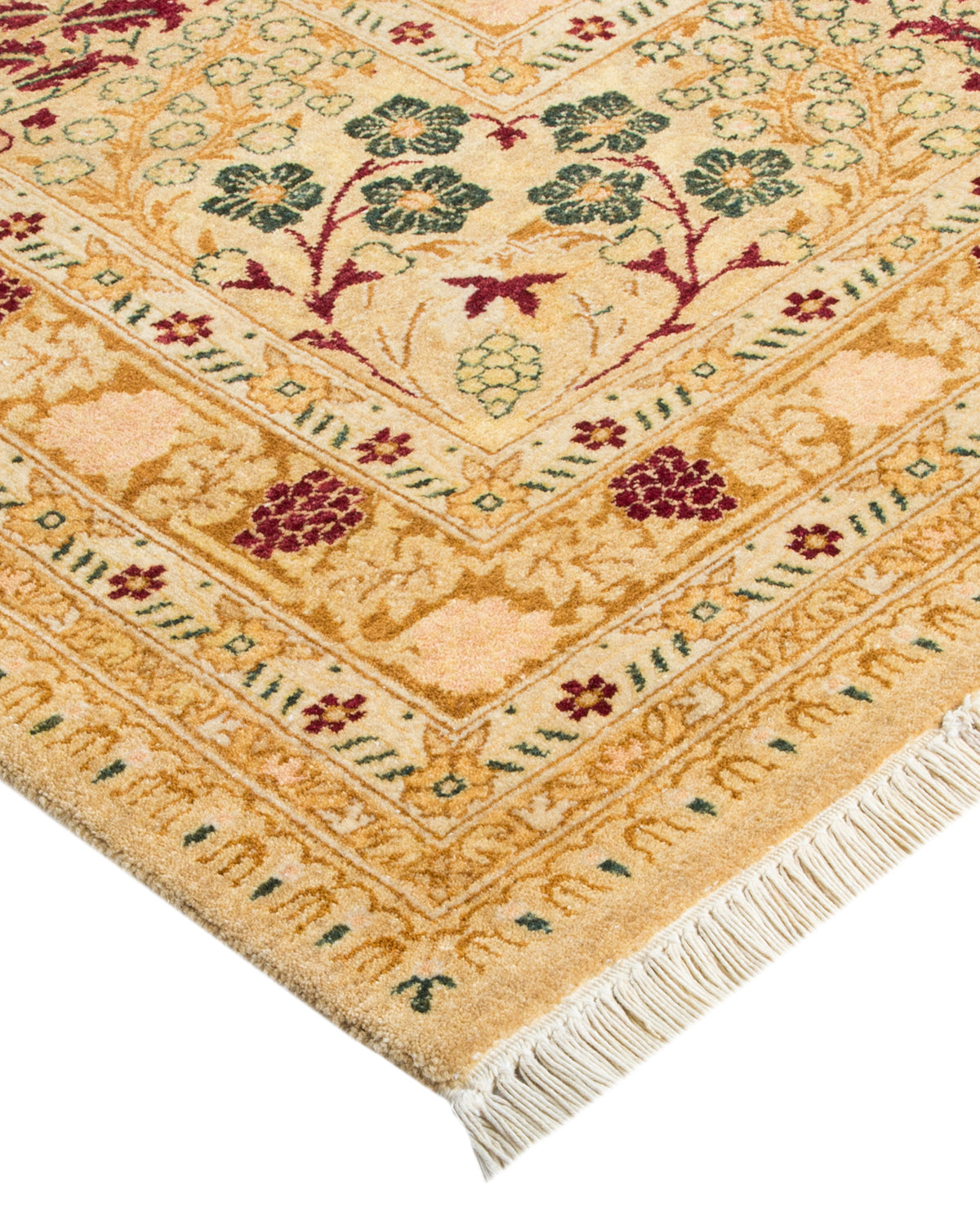 Mogul, One-of-a-Kind Hand-Knotted Area Rug - Yellow, 8' 4" x 10' 7"