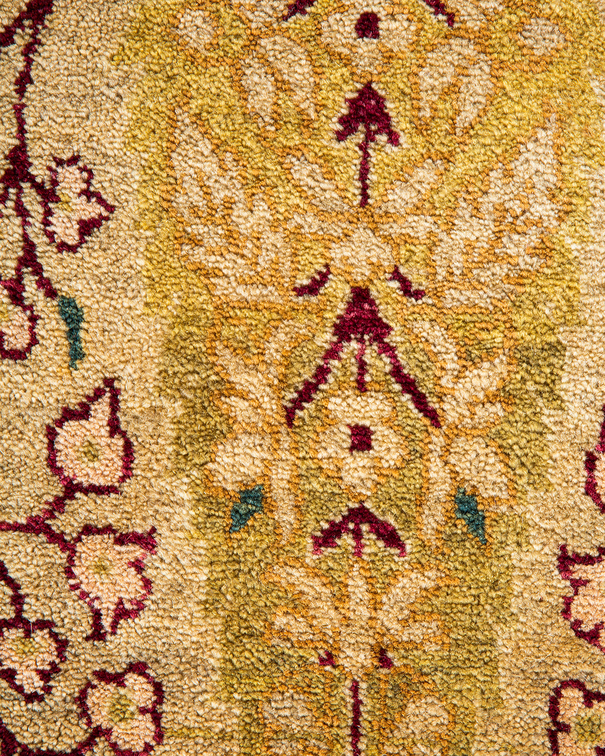 Mogul, One-of-a-Kind Hand-Knotted Area Rug - Yellow, 8' 4" x 10' 7"