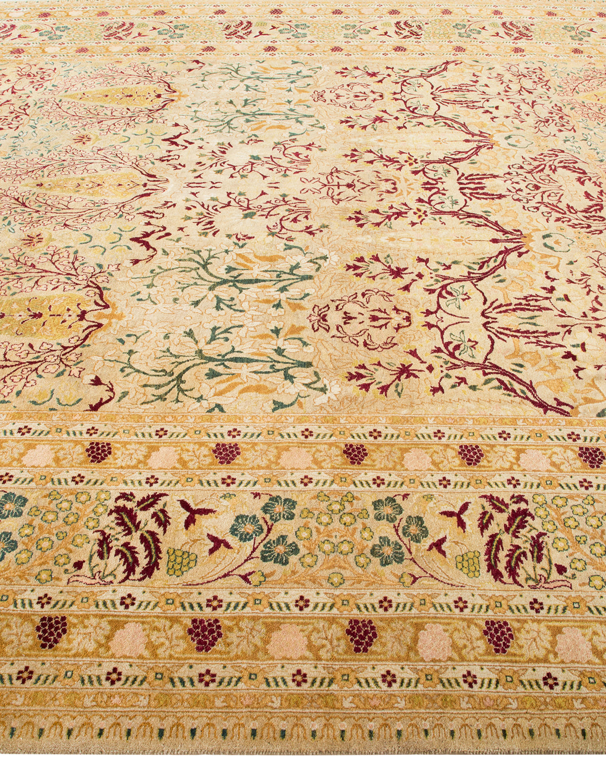 Mogul, One-of-a-Kind Hand-Knotted Area Rug - Yellow, 8' 4" x 10' 7"