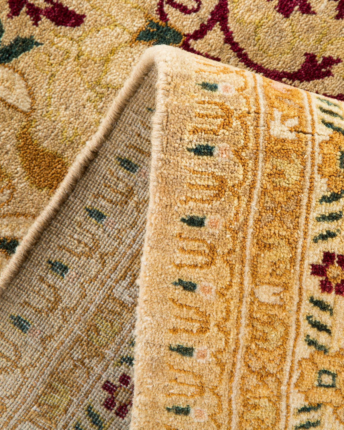 Mogul, One-of-a-Kind Hand-Knotted Area Rug - Yellow, 8' 4" x 10' 7"