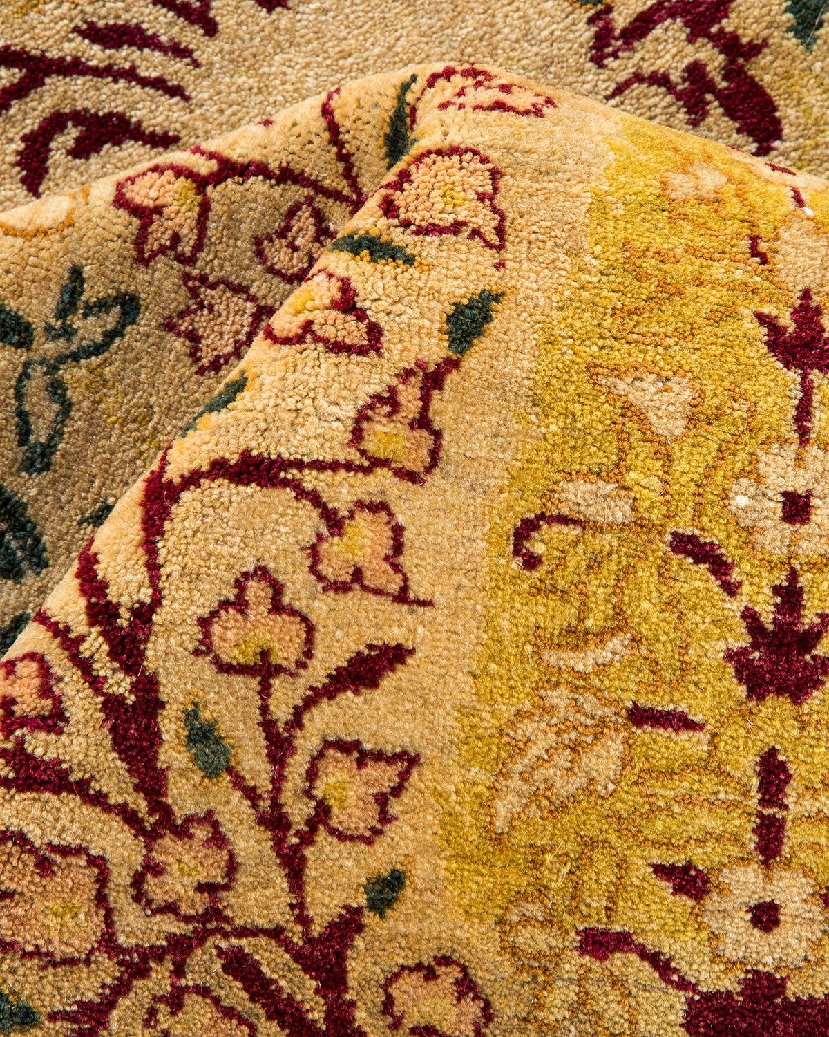 Mogul, One-of-a-Kind Hand-Knotted Area Rug - Yellow, 8' 4" x 10' 7"