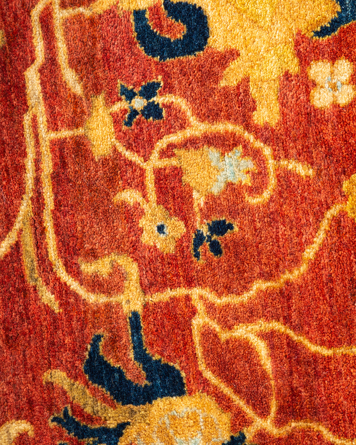 Mogul, One-of-a-Kind Hand-Knotted Area Rug - Orange, 8' 0" x 10' 4"