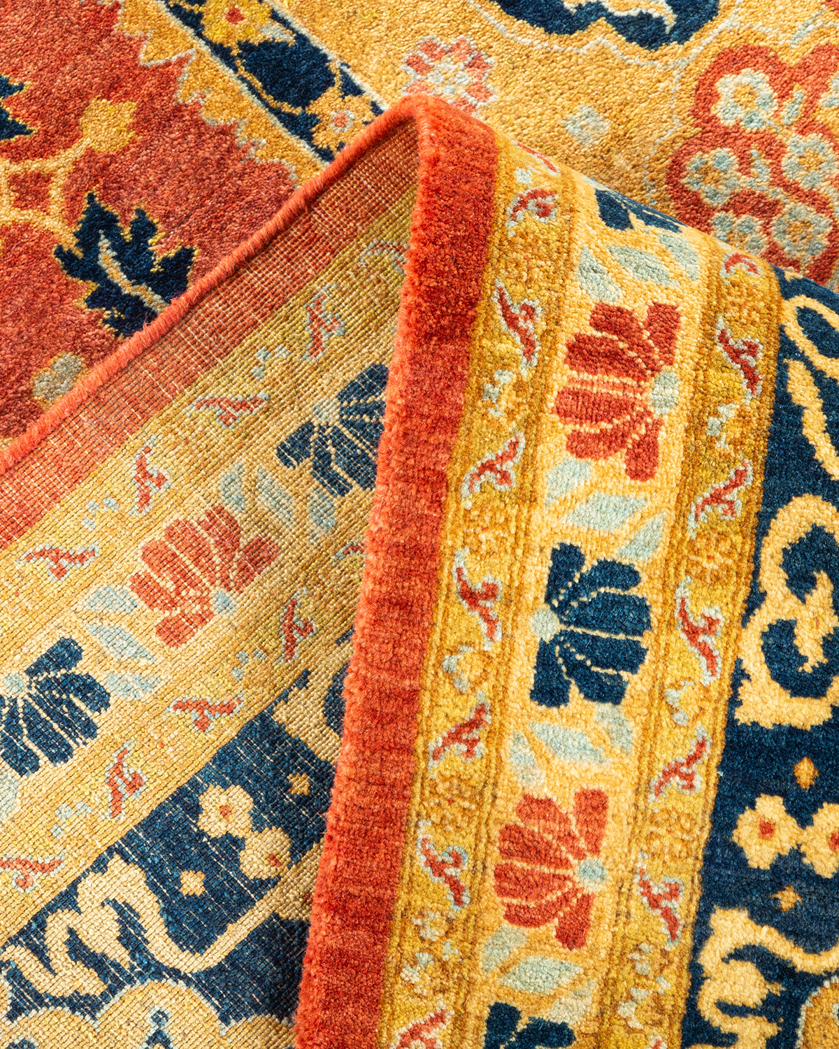 Mogul, One-of-a-Kind Hand-Knotted Area Rug - Orange, 8' 0" x 10' 4"