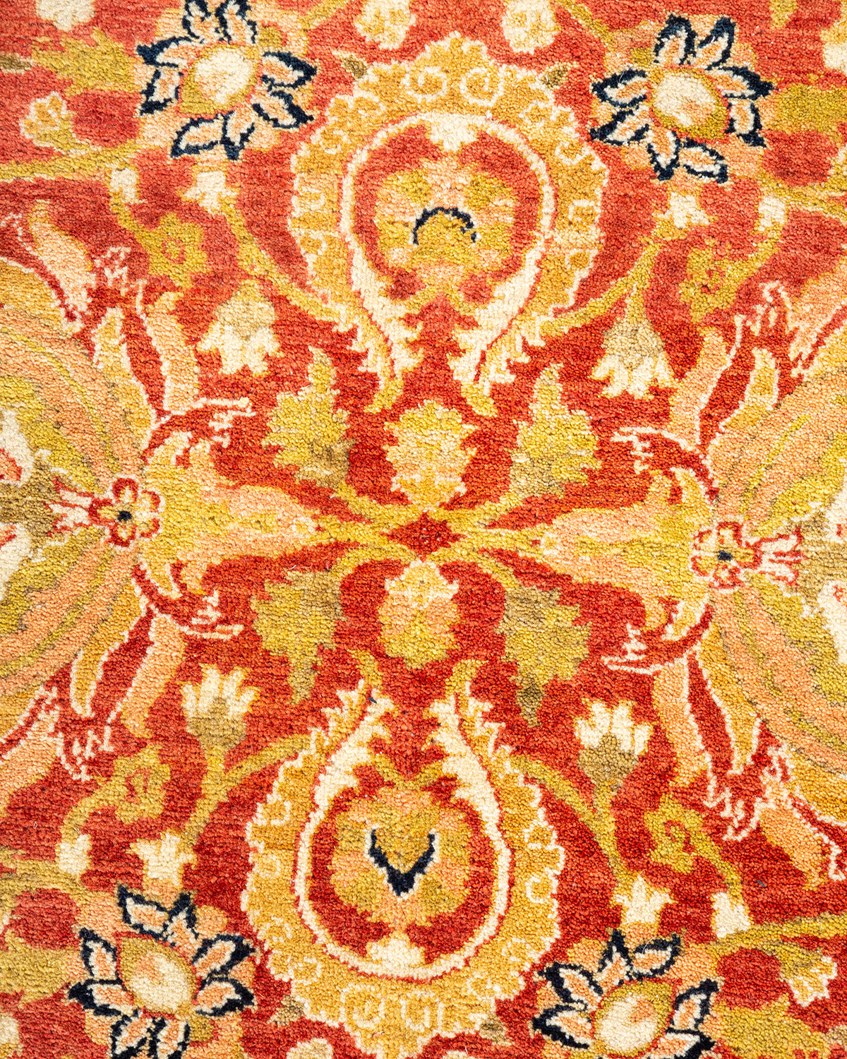 Mogul, One-of-a-Kind Hand-Knotted Area Rug - Orange, 8' 1" x 10' 1"