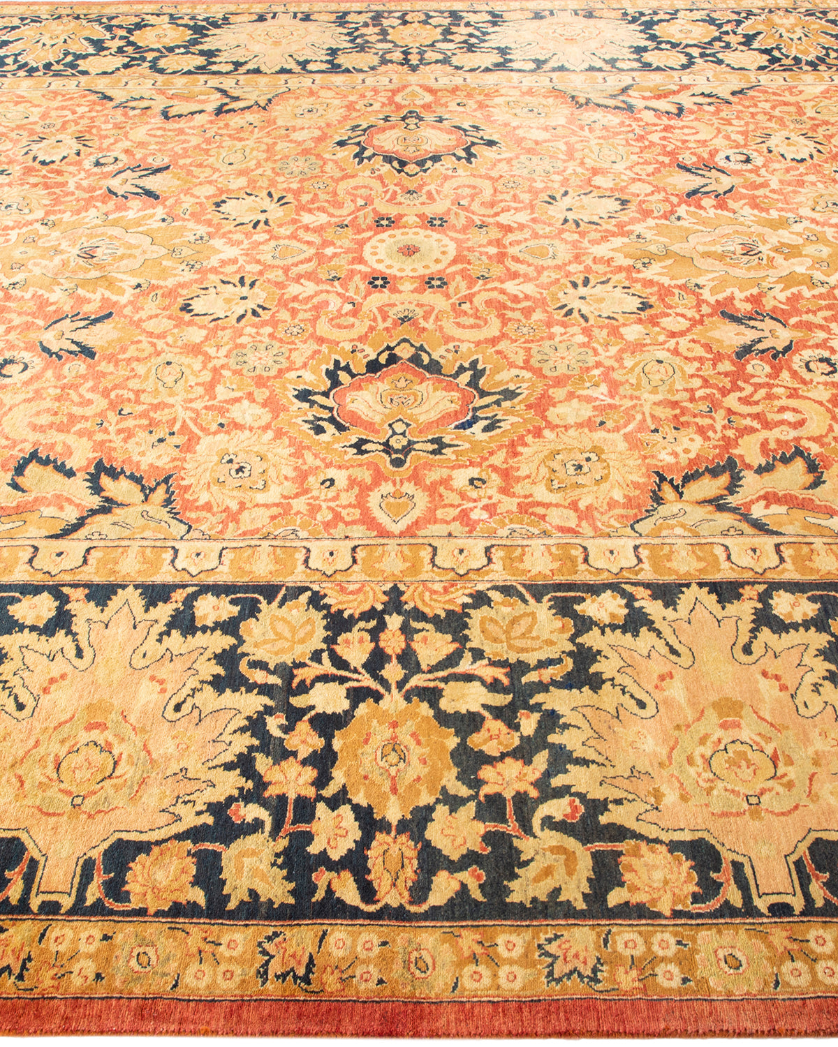 Mogul, One-of-a-Kind Hand-Knotted Area Rug - Orange, 8' 0" x 10' 0"
