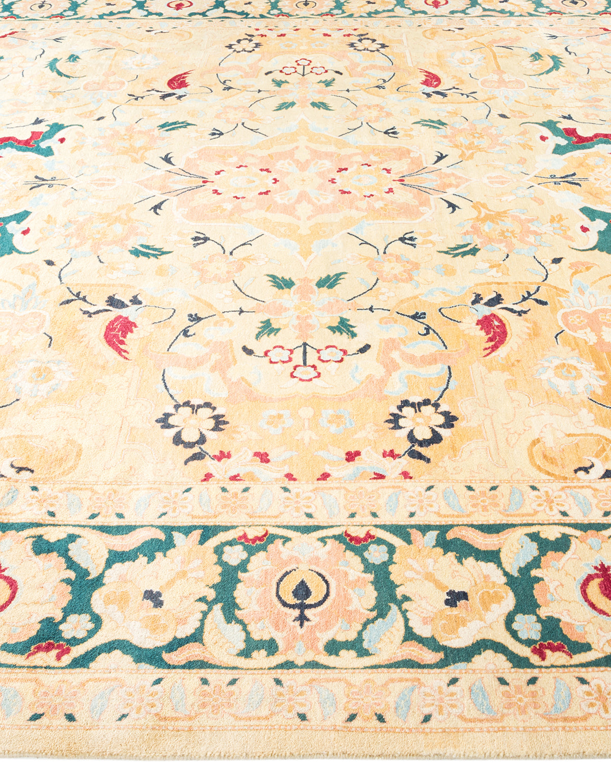 Mogul, One-of-a-Kind Hand-Knotted Area Rug - Ivory, 8' 3" x 10' 3"