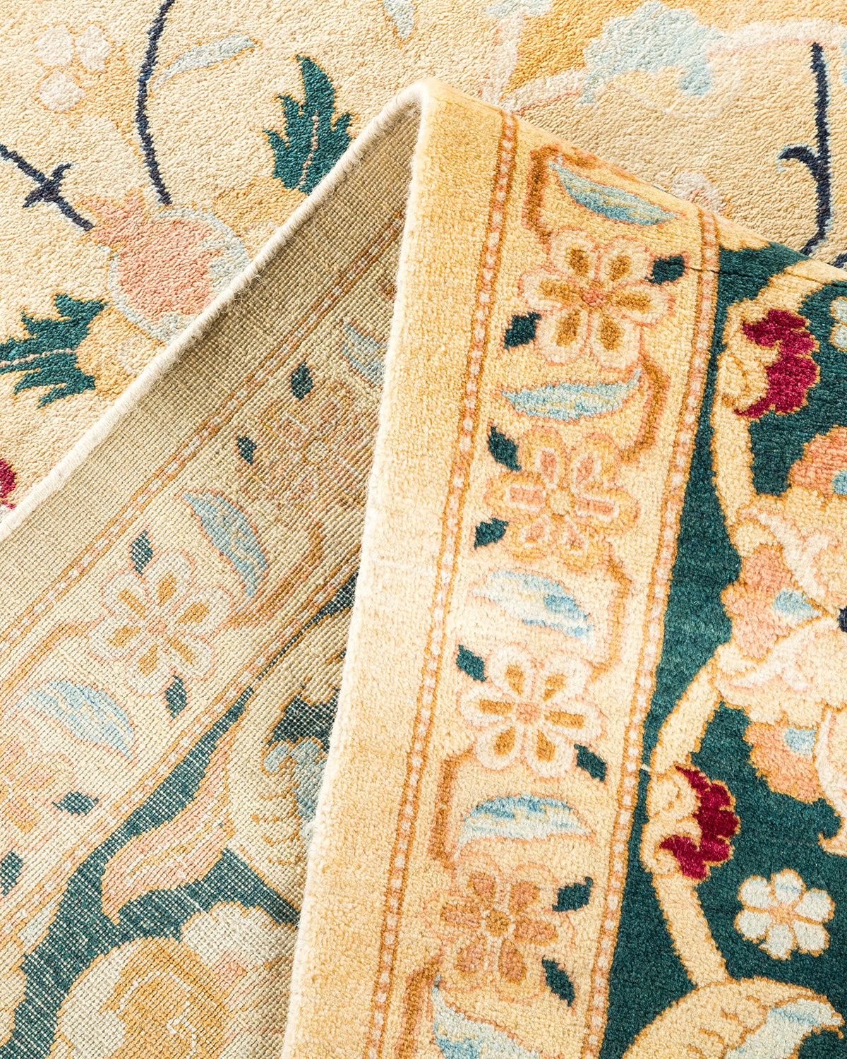 Mogul, One-of-a-Kind Hand-Knotted Area Rug - Ivory, 8' 3" x 10' 3"