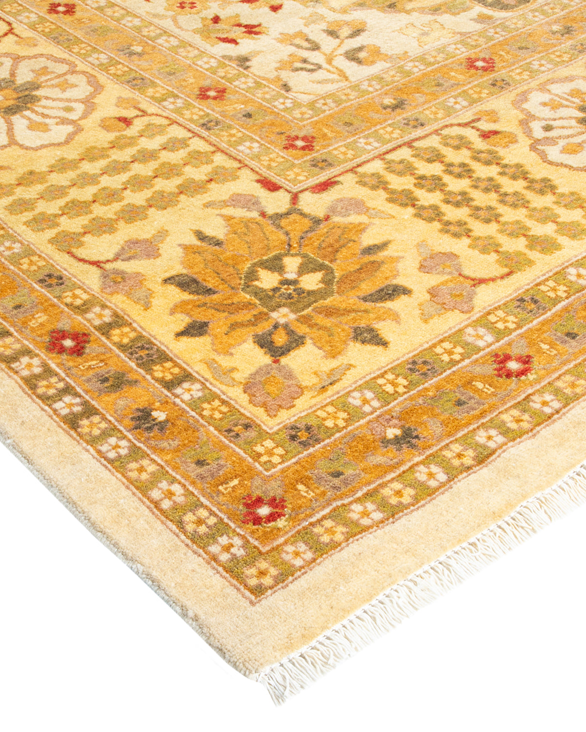 Mogul, One-of-a-Kind Hand-Knotted Area Rug - Ivory, 8' 1" x 10' 1"