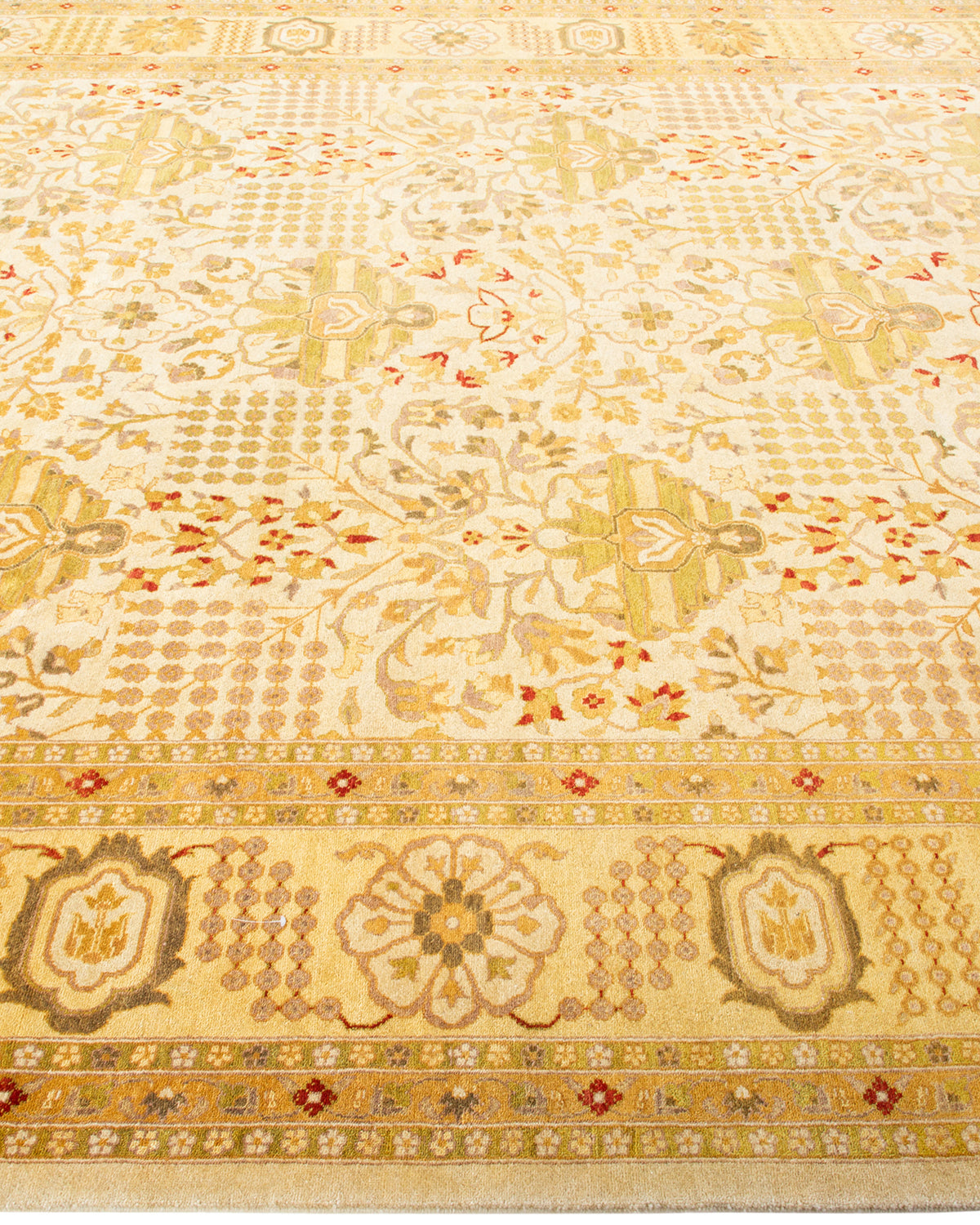 Mogul, One-of-a-Kind Hand-Knotted Area Rug - Ivory, 8' 1" x 10' 1"