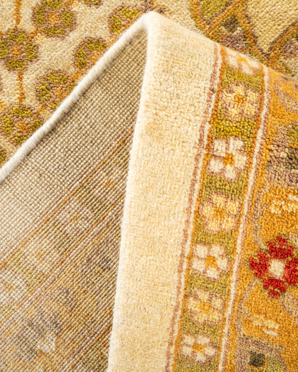 Mogul, One-of-a-Kind Hand-Knotted Area Rug - Ivory, 8' 1" x 10' 1"