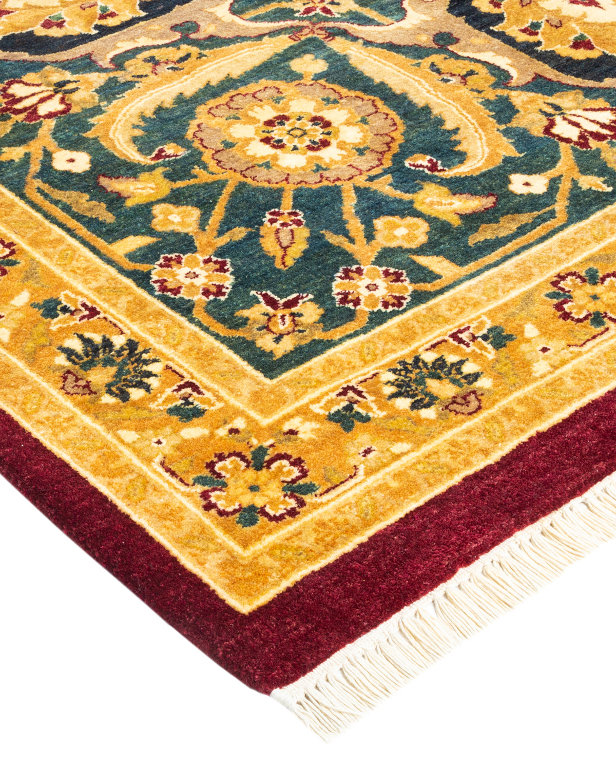 Mogul, One-of-a-Kind Hand-Knotted Area Rug - Red, 8' 3" x 9' 10"