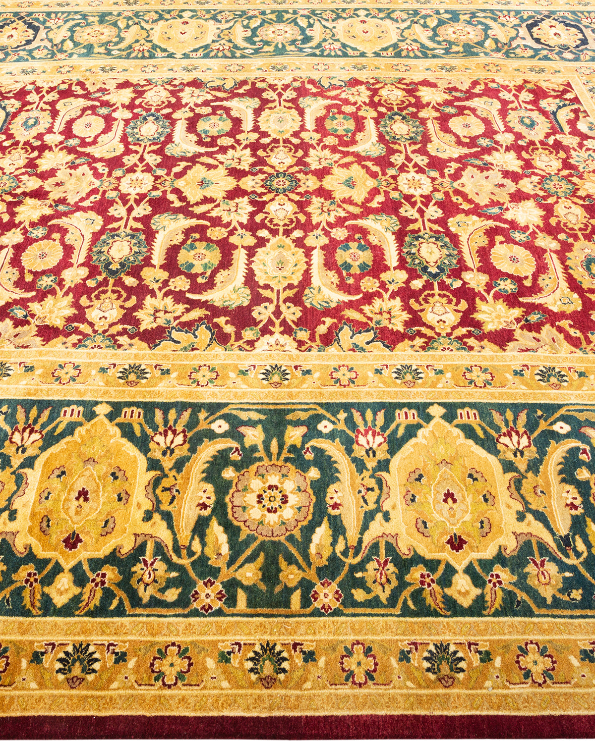 Mogul, One-of-a-Kind Hand-Knotted Area Rug - Red, 8' 3" x 9' 10"