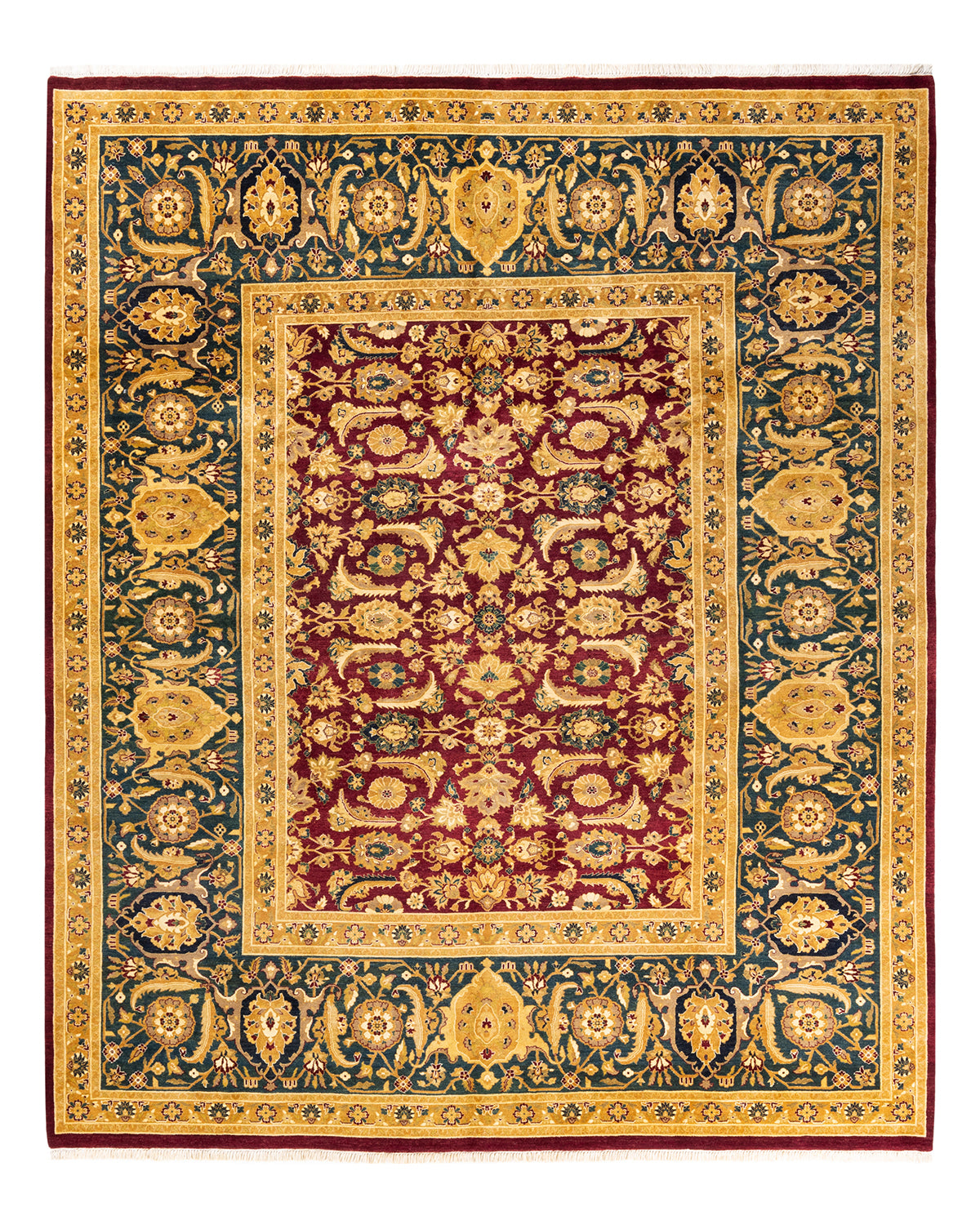 Mogul, One-of-a-Kind Hand-Knotted Area Rug - Red, 8' 3" x 9' 10"