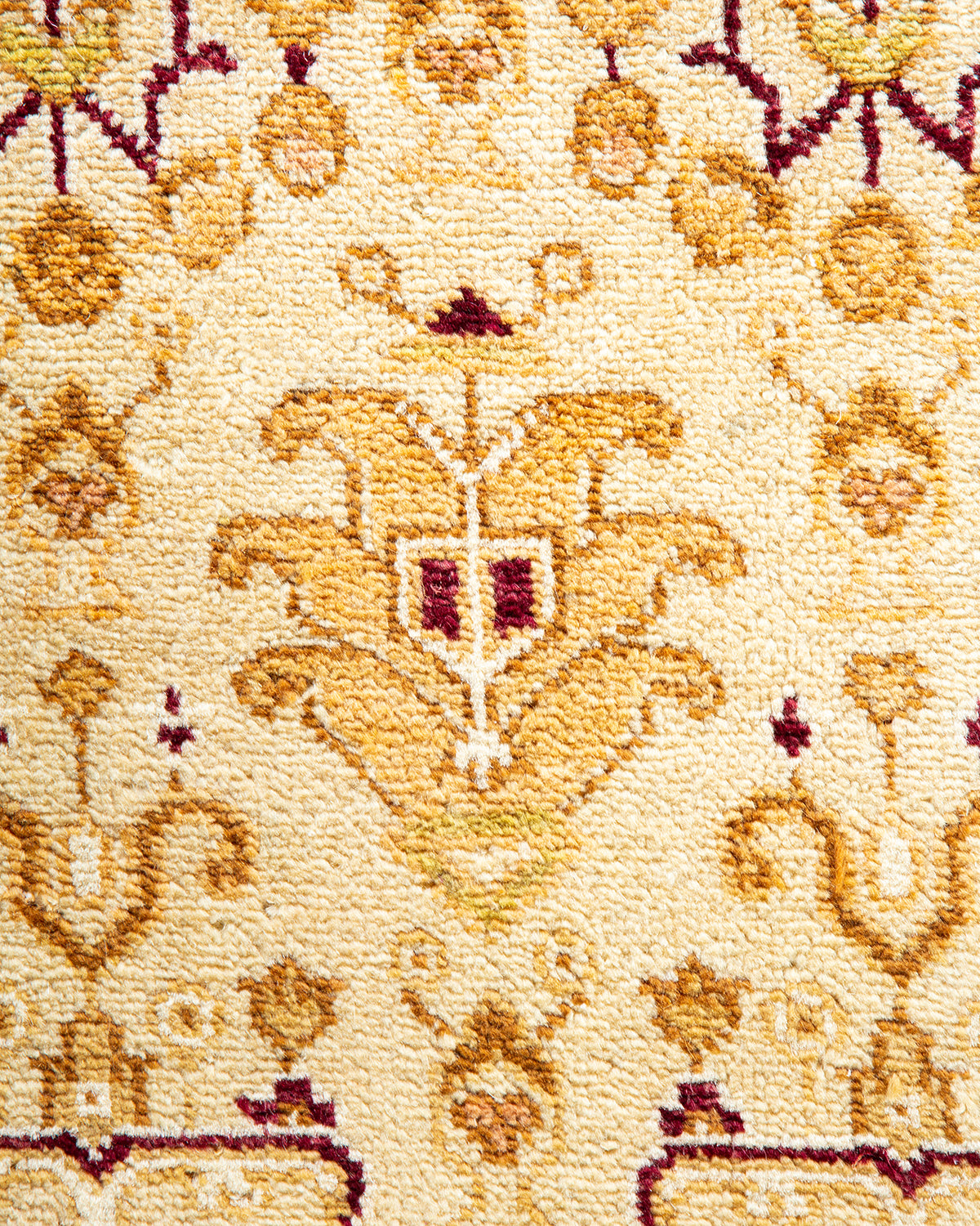 Mogul, One-of-a-Kind Hand-Knotted Area Rug - Ivory, 6' 1" x 8' 7"