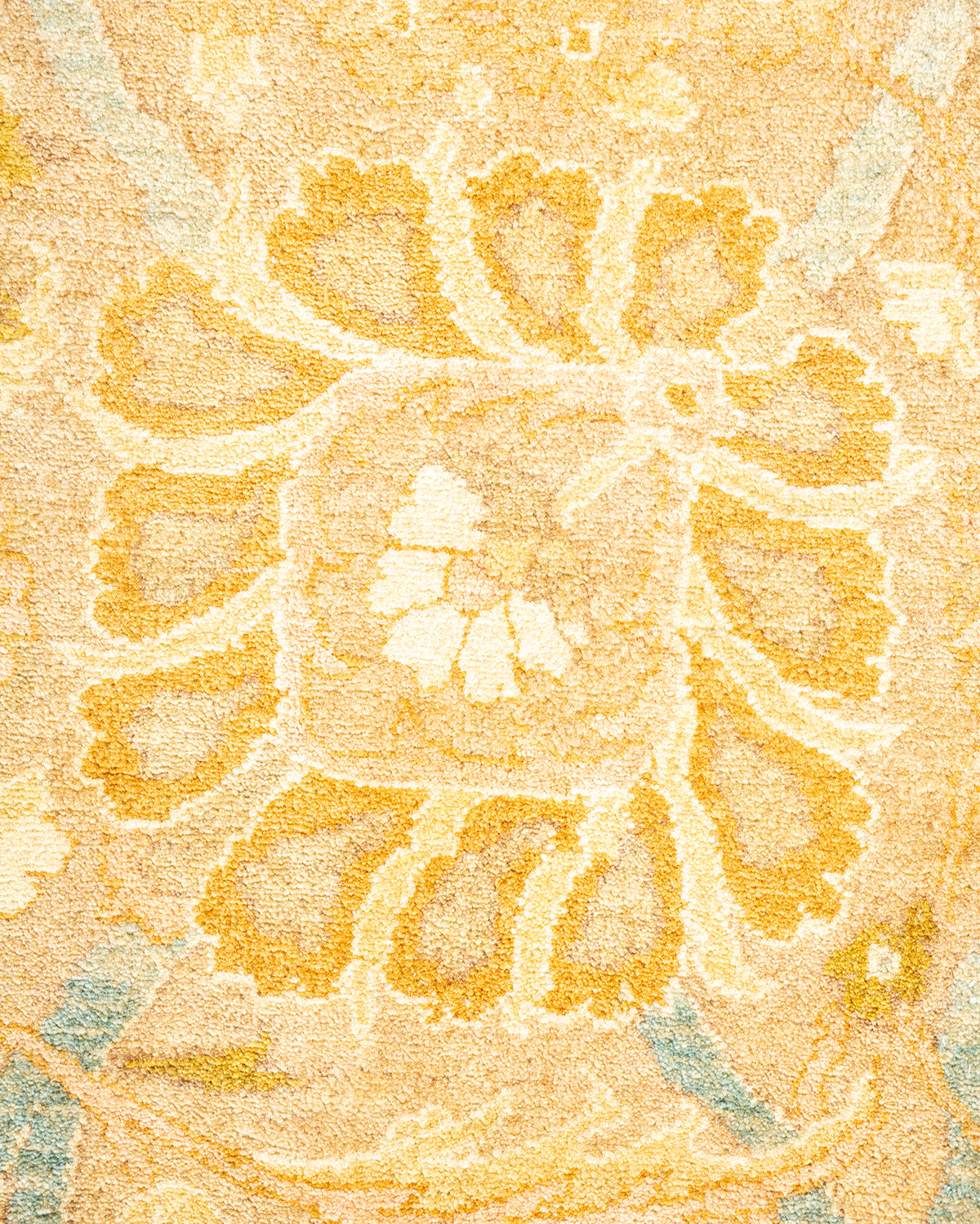 Mogul, One-of-a-Kind Hand-Knotted Area Rug - Yellow, 6' 0" x 9' 8"