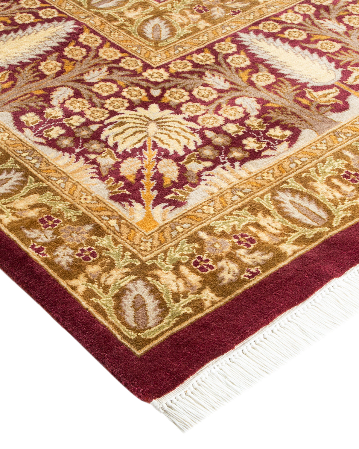Mogul, One-of-a-Kind Hand-Knotted Area Rug - Purple, 9' 2" x 12' 3"