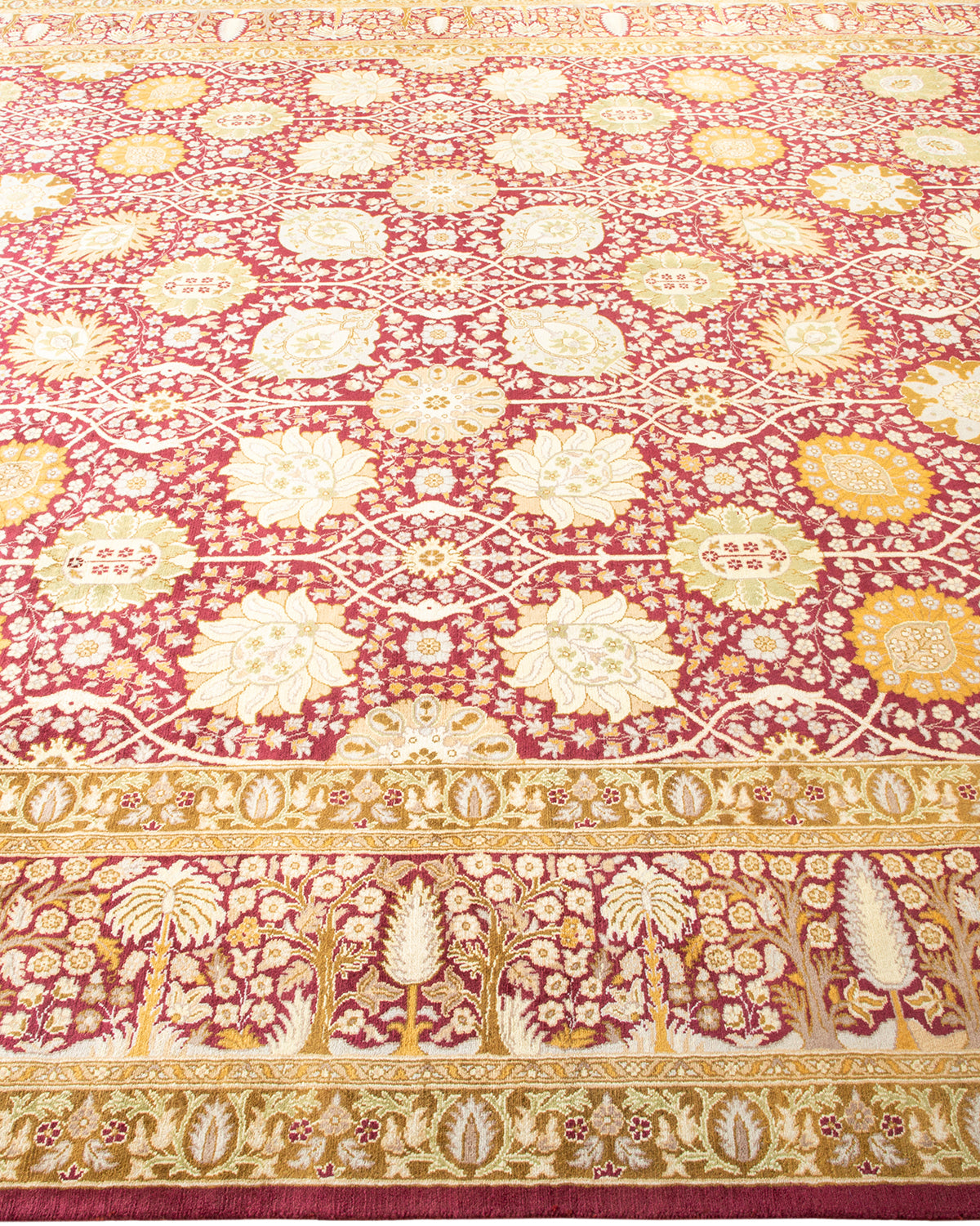Mogul, One-of-a-Kind Hand-Knotted Area Rug - Purple, 9' 2" x 12' 3"
