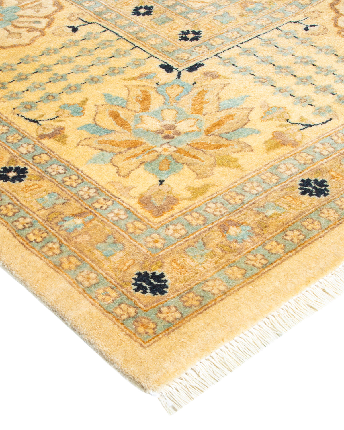 Mogul, One-of-a-Kind Hand-Knotted Area Rug - Ivory, 9' 1" x 12' 0"