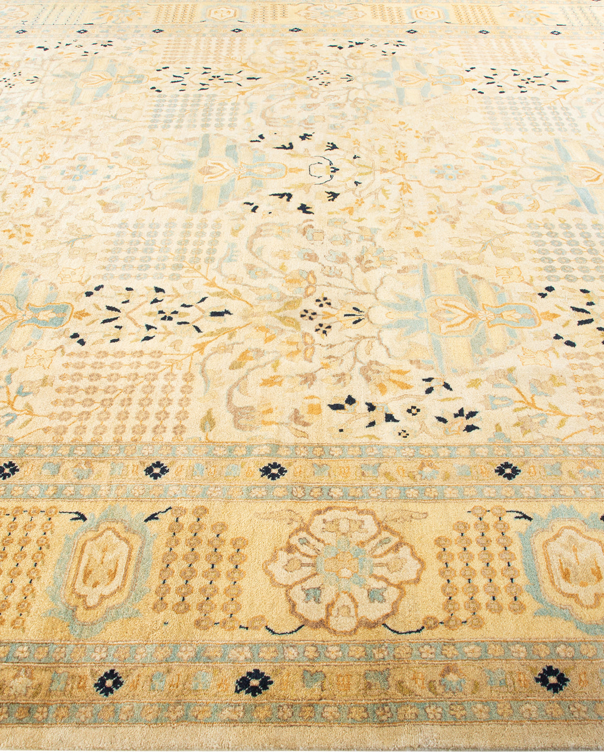 Mogul, One-of-a-Kind Hand-Knotted Area Rug - Ivory, 9' 1" x 12' 0"