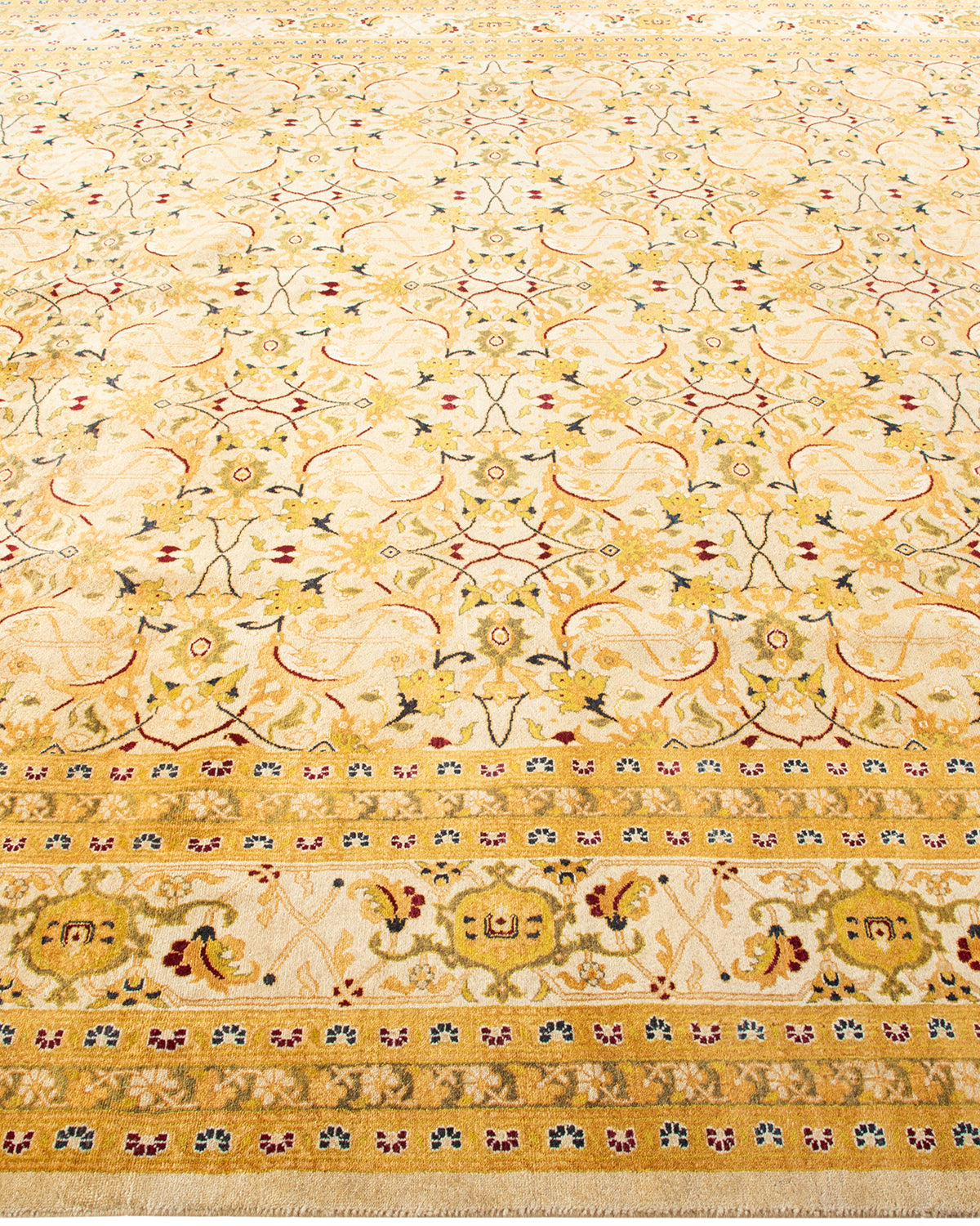 Mogul, One-of-a-Kind Hand-Knotted Area Rug - Ivory, 8' 2" x 10' 3"