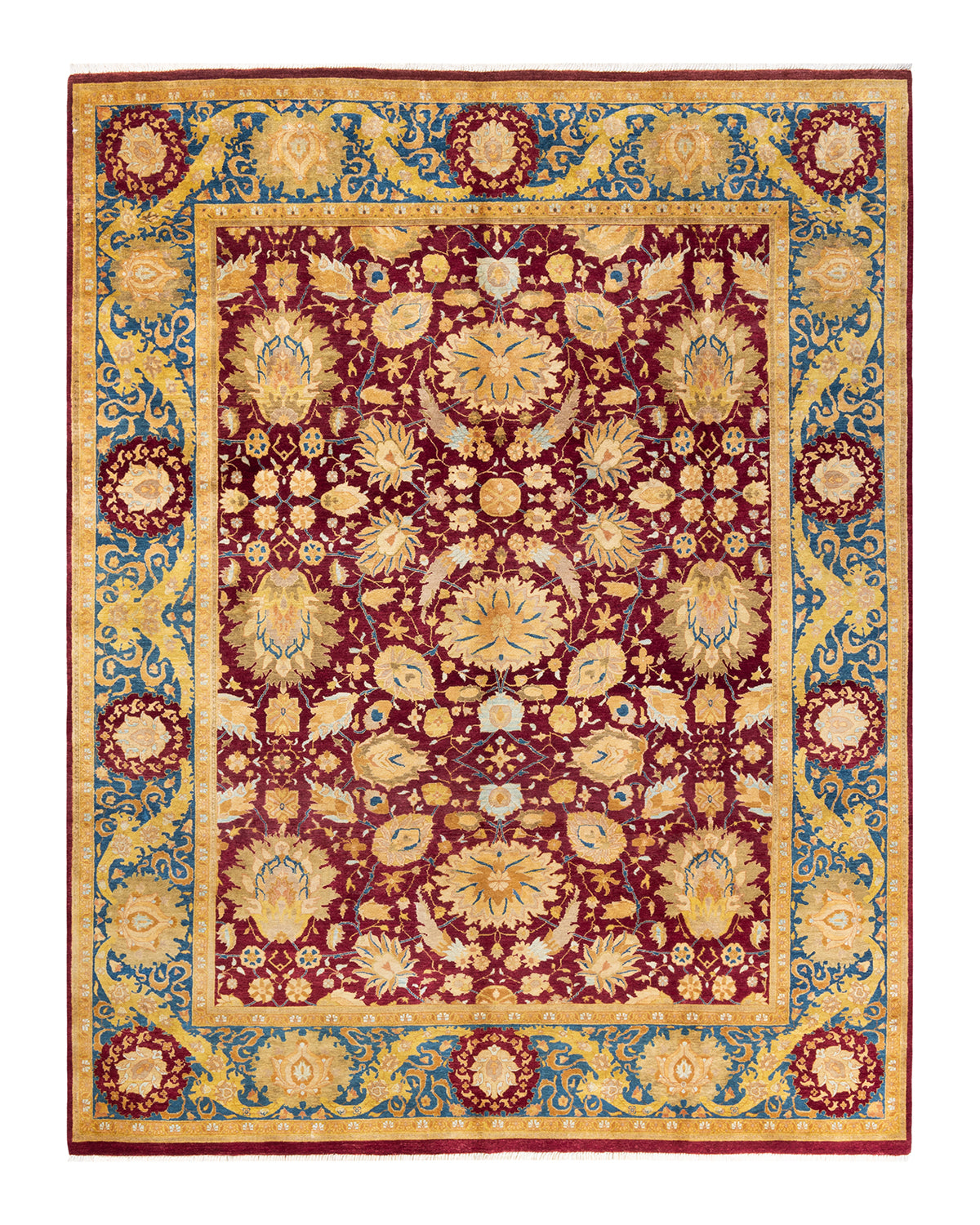 Mogul, One-of-a-Kind Hand-Knotted Area Rug - Beige, 7' 10" x 10' 1"