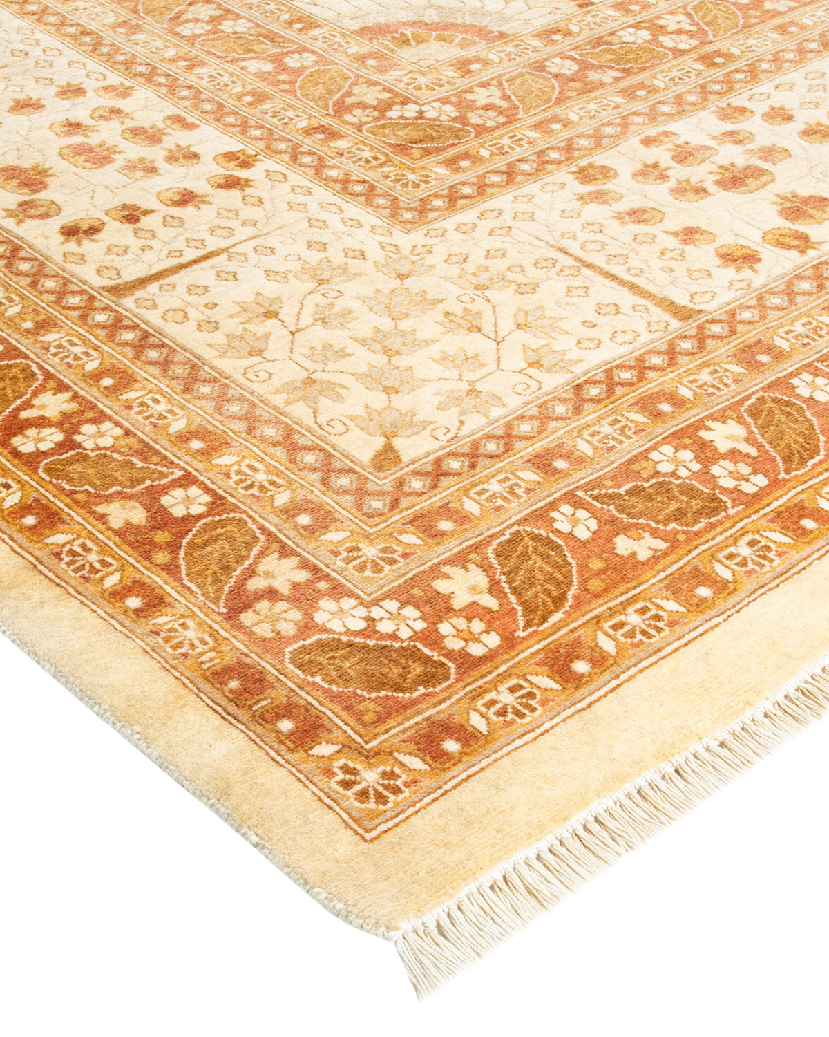 Mogul, One-of-a-Kind Hand-Knotted Area Rug - Ivory, 8' 2" x 10' 4"