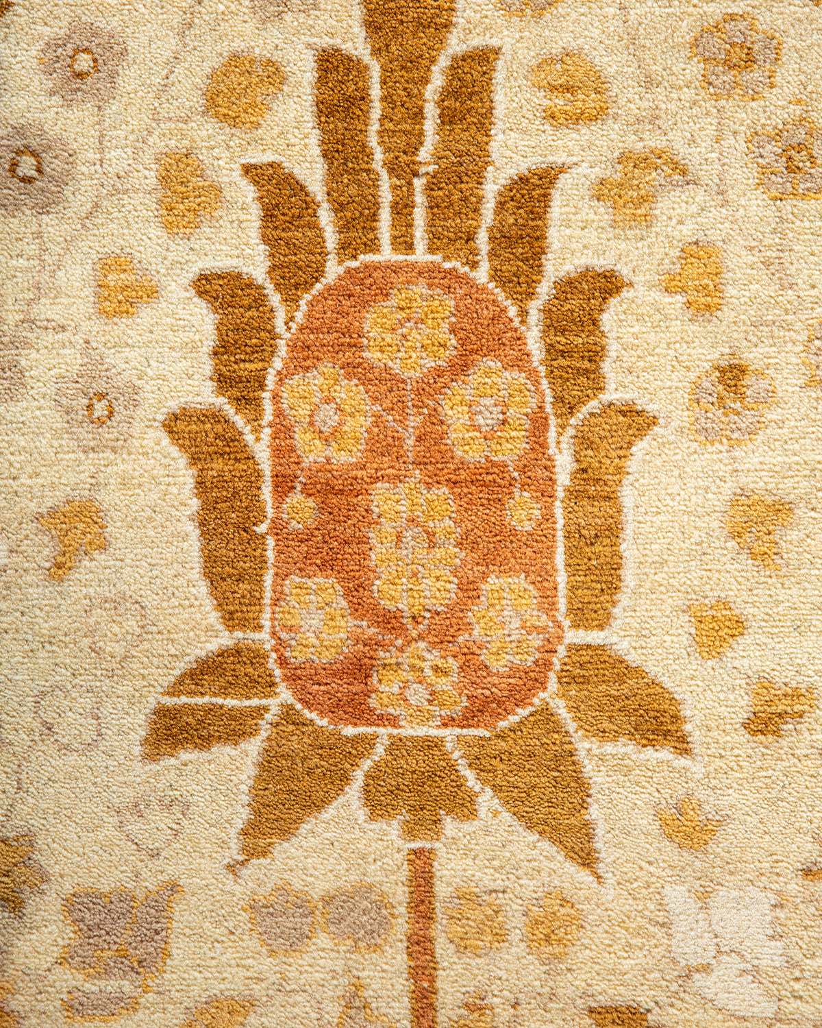 Mogul, One-of-a-Kind Hand-Knotted Area Rug - Ivory, 8' 2" x 10' 4"